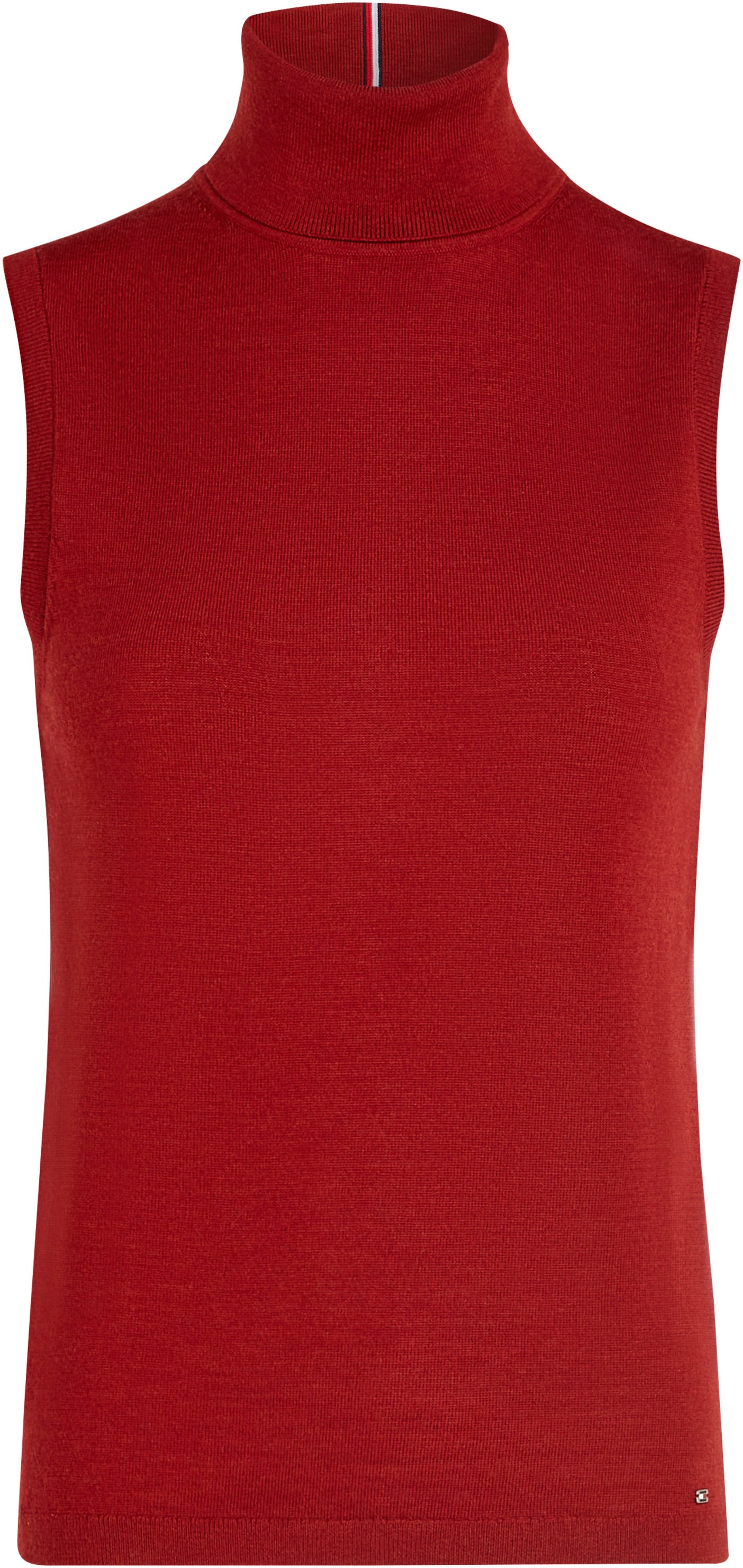 Tommy Hilfiger Strickpullover »MERINO SLEEVELESS SWT TANK«, mit Tommy Hilfiger Markenlabel