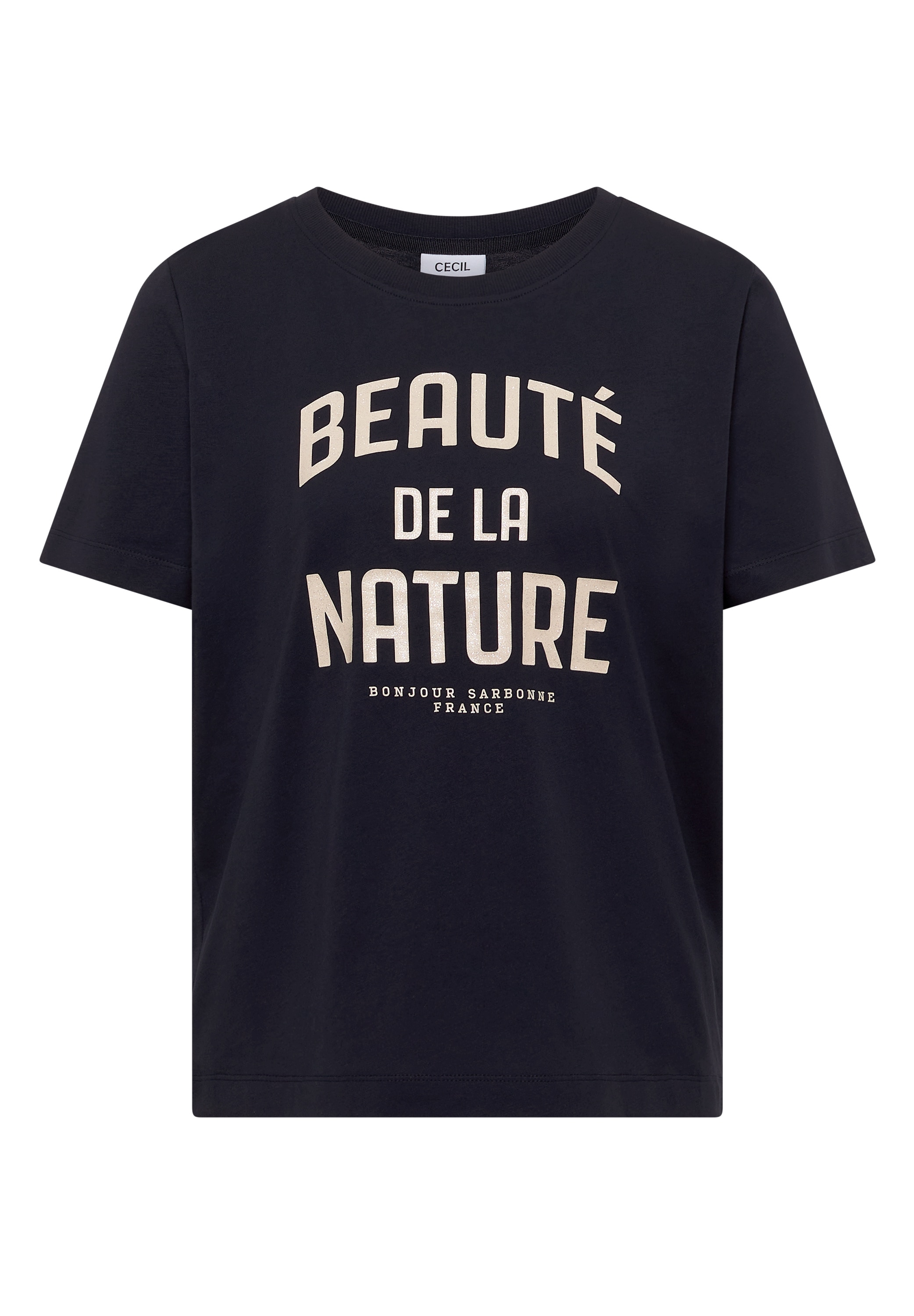 Cecil T-Shirt aus reiner Baumwolle