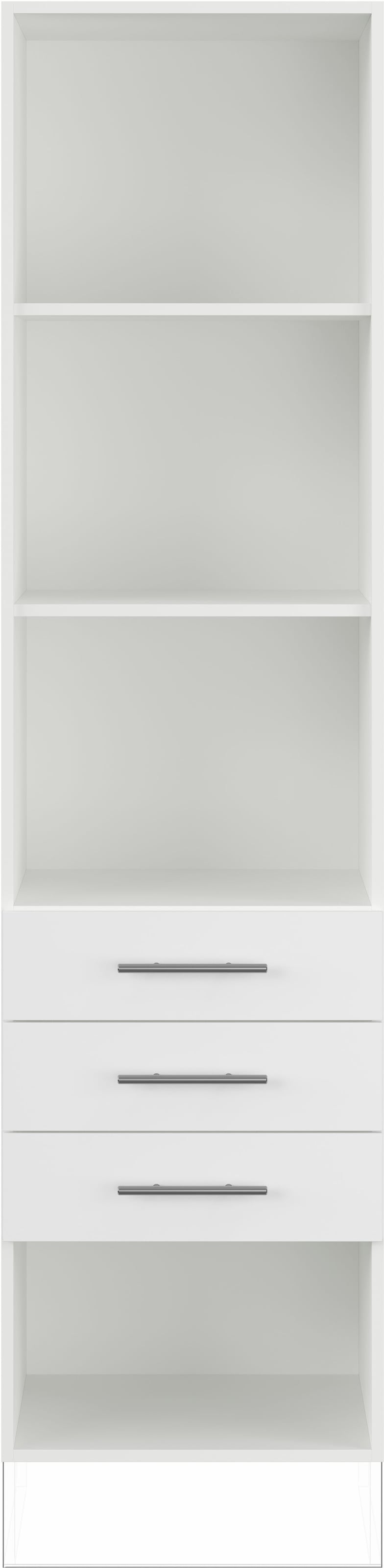 IMPULS KÜCHEN Seitenschrank »"Valencia", Breite/Höhe: 50/190,7 cm, mit Soft-Close«, vormontiert, mit Schubkästen, mit verstellbaren Fachböden