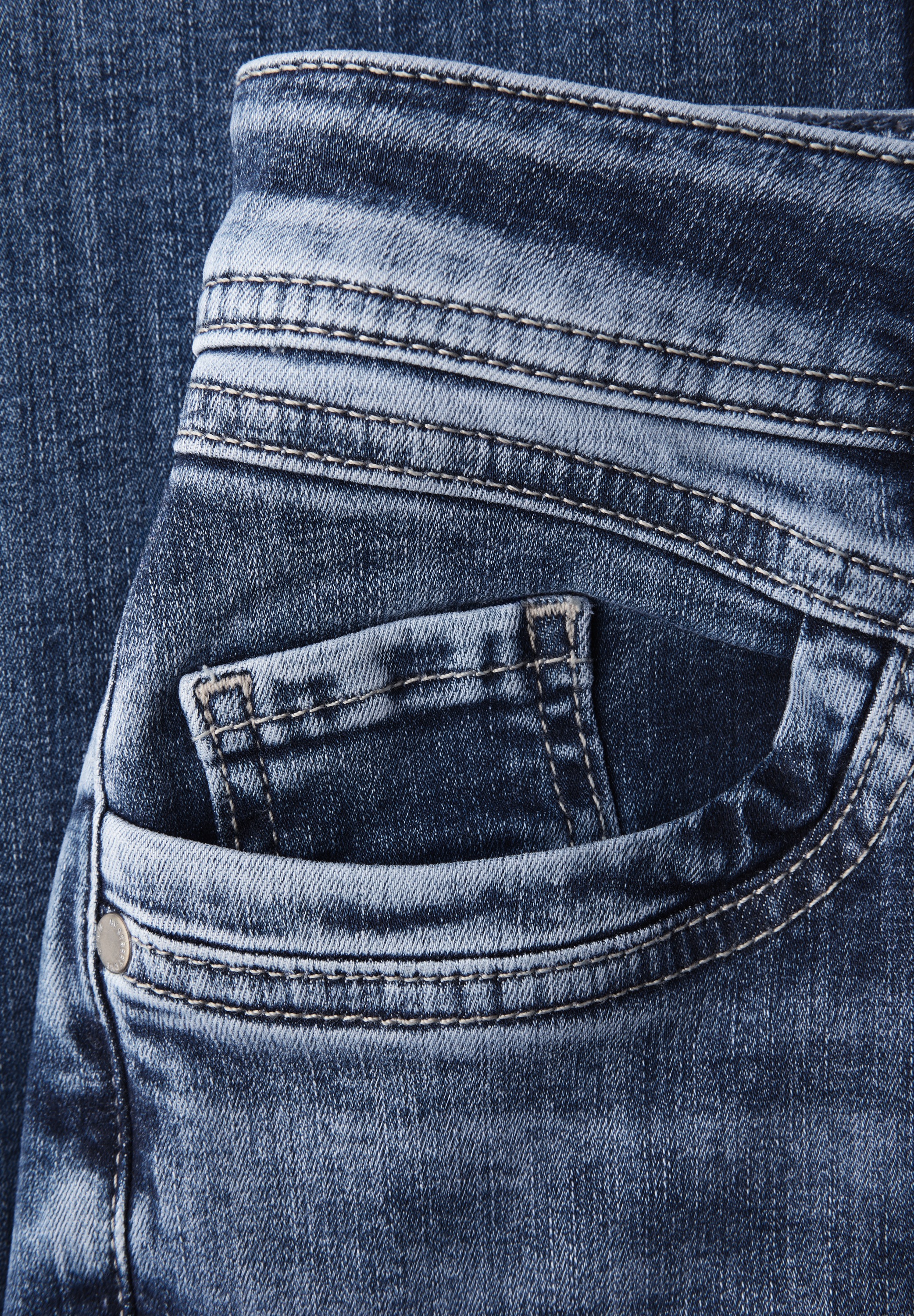 STREET ONE Comfort-fit-Jeans, Middle Waist