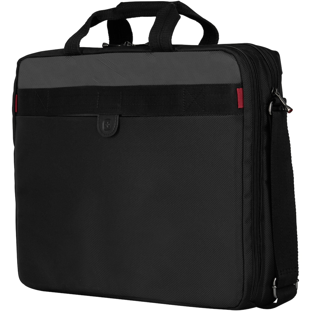 Wenger Laptoptasche »Legacy, schwarz/grau«, mit 17-Zoll Laptopfach und ShockGuard Schutzsystem