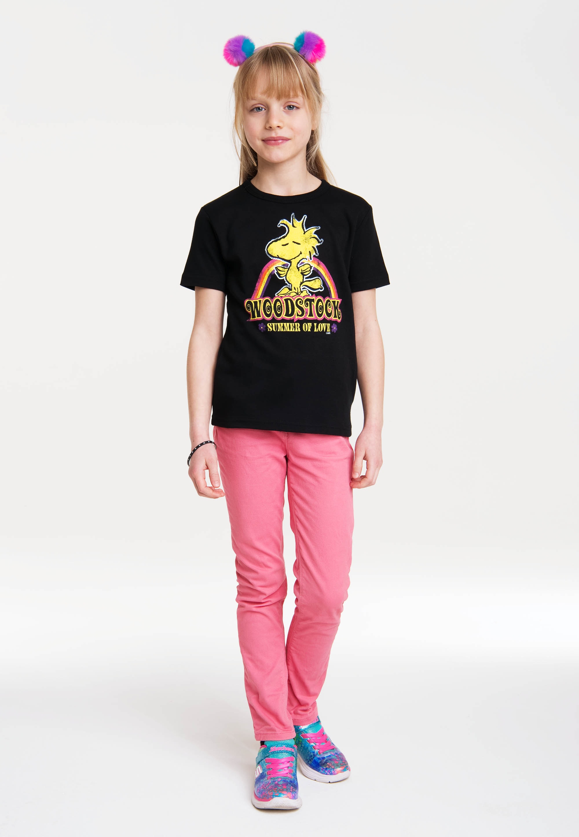 LOGOSHIRT T-Shirt »Woodstock«, mit süßem Frontprint