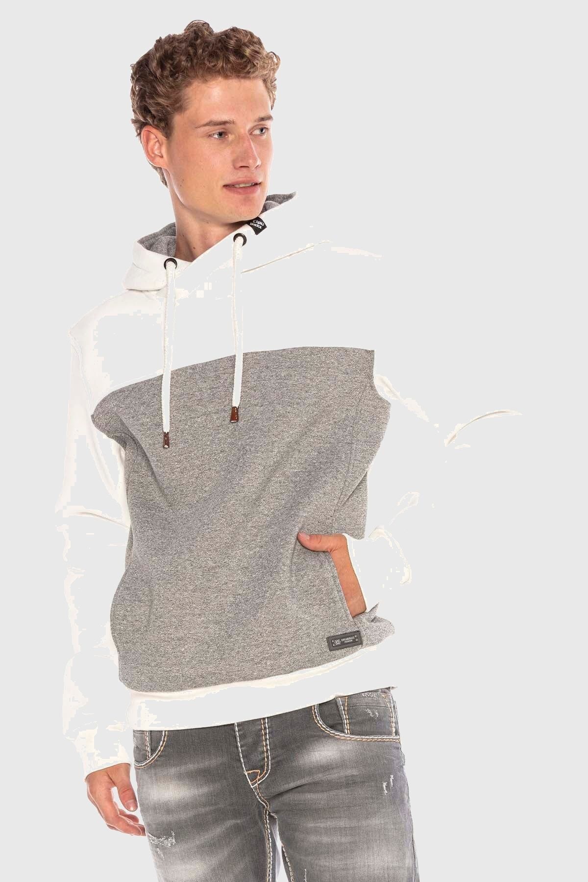 Cipo & Baxx Kapuzenpullover »Sweatshirts«, im Kontrast-Look