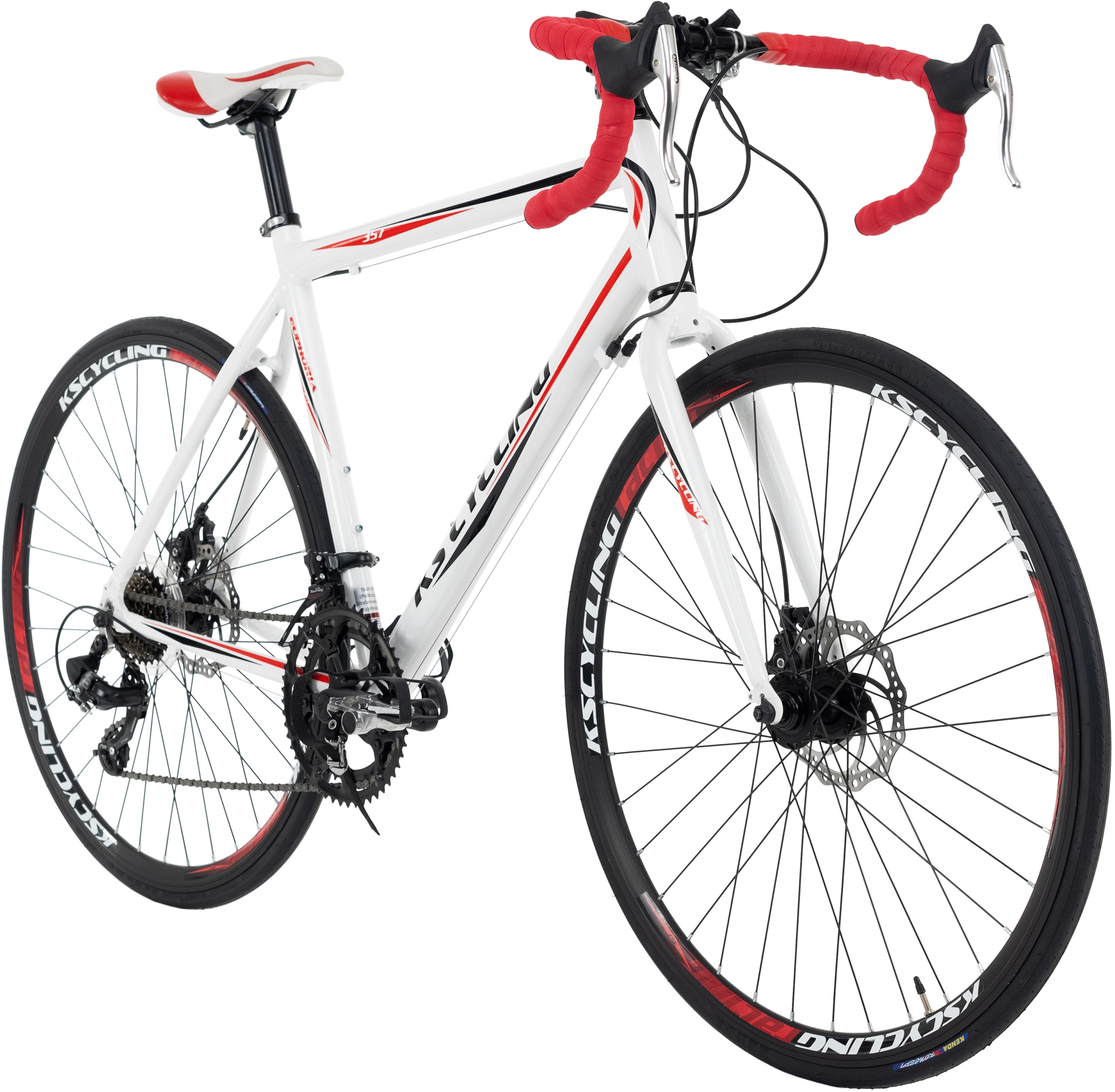 KS Cycling Rennrad »Euphoria«, 14 Gang, Shimano, Tourney Schaltwerk, Kettenschaltung, für Herren, Kettenschaltung