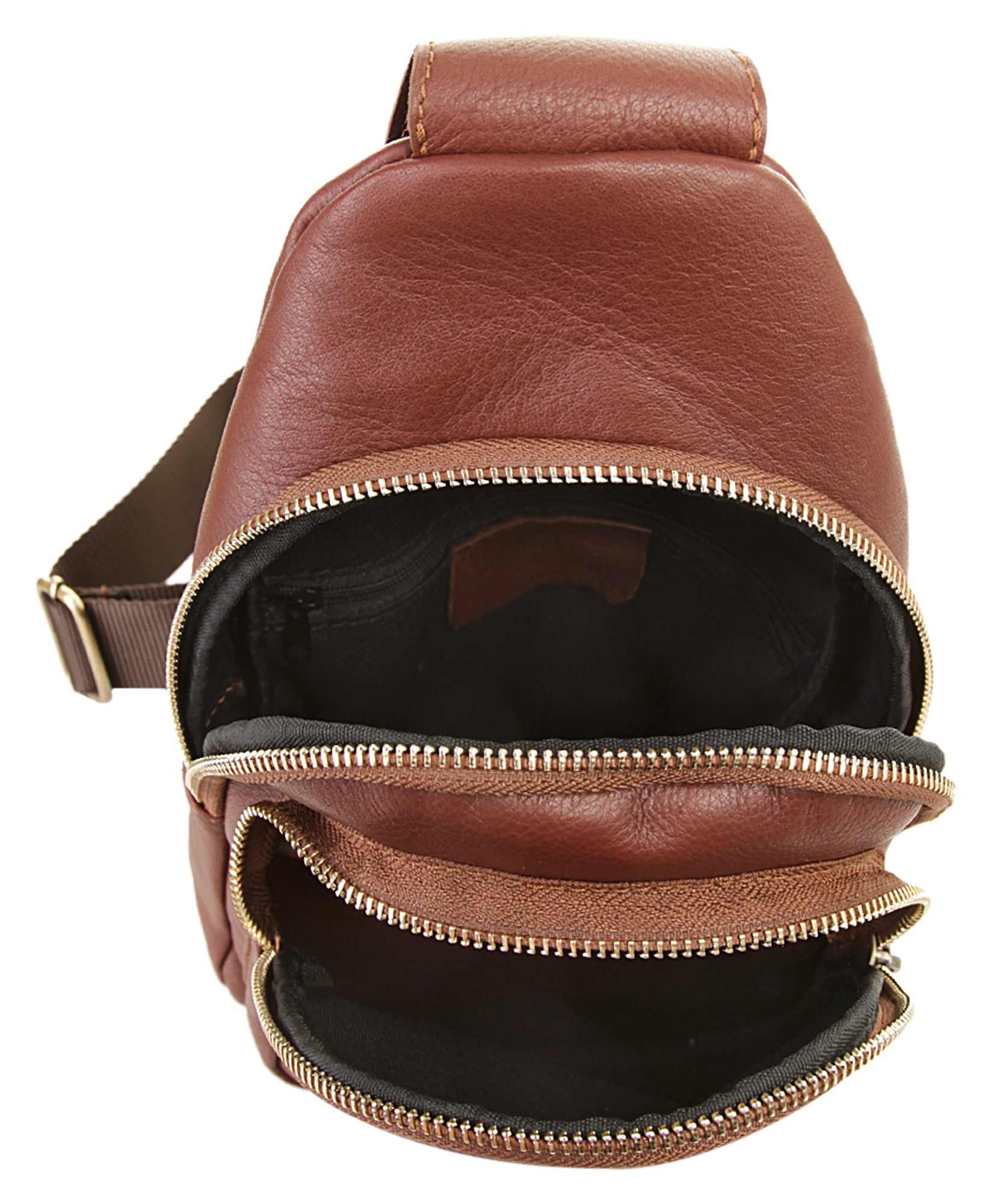 Piké Umhängetasche, echt Leder, Made in Italy