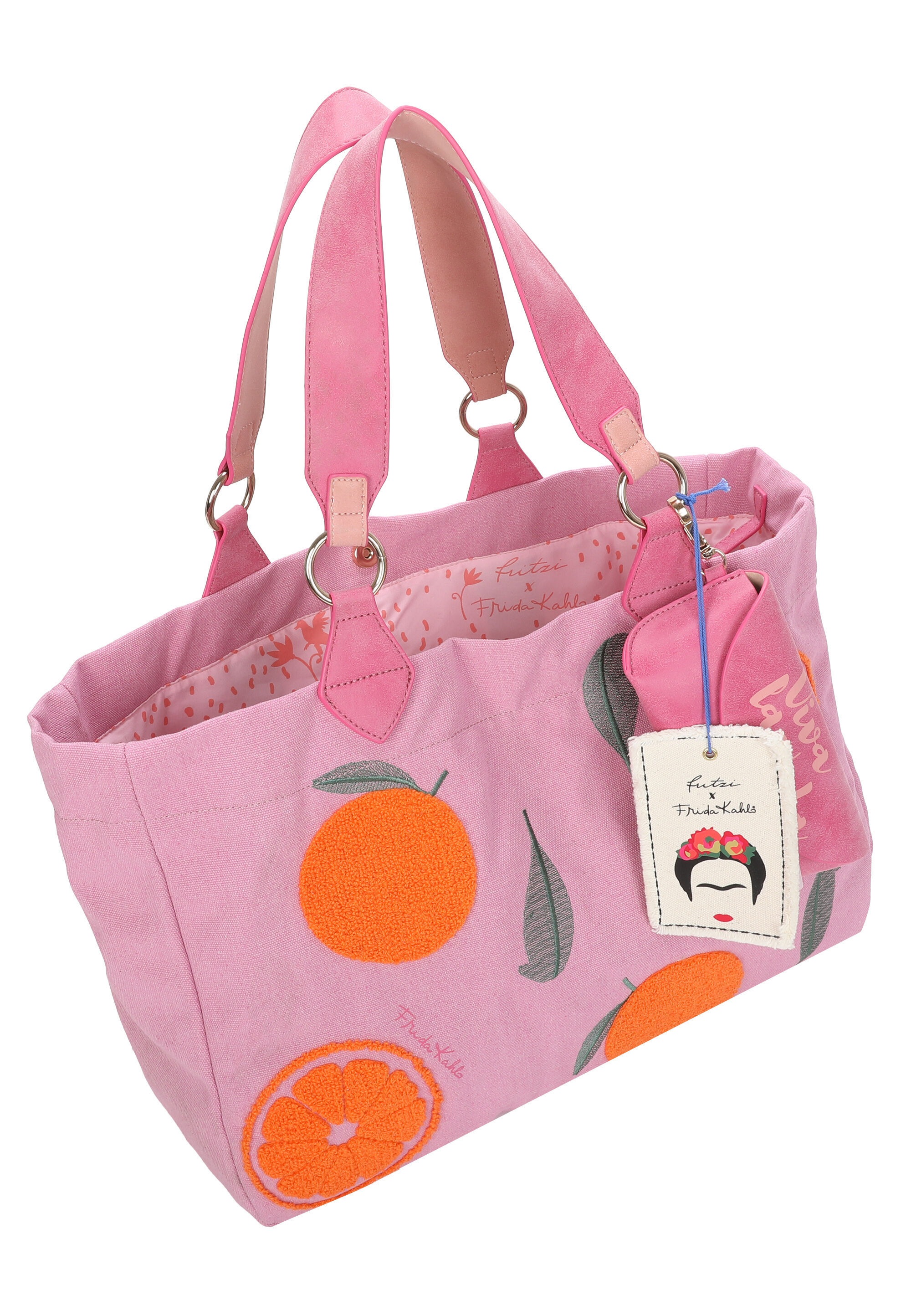 Fritzi aus Preußen Shopper »Fritzi x Frida Kahlo« mit Orangen-Motiv