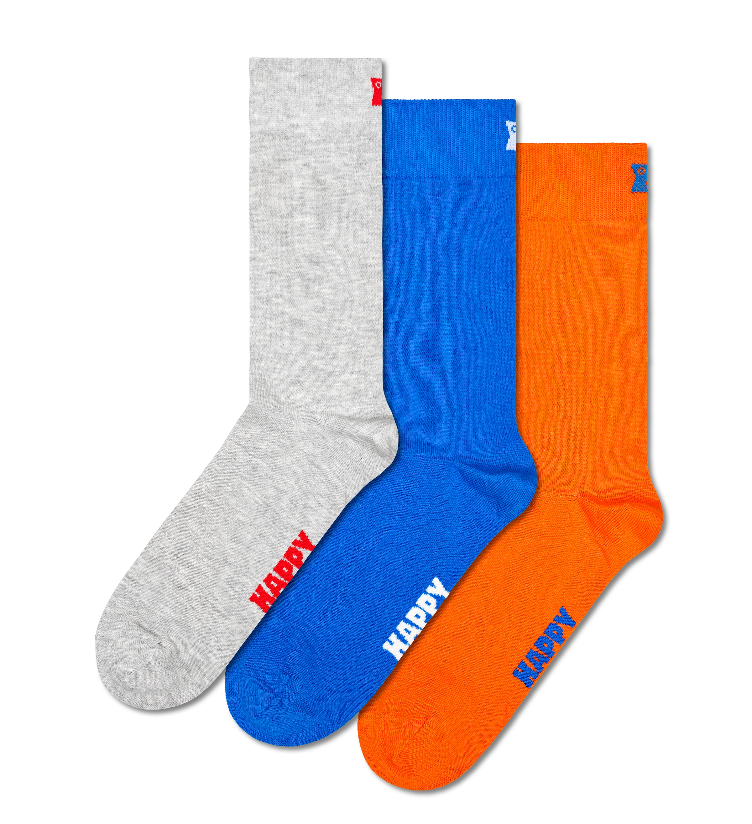Happy Socks  Socken (Set 3 poros) su schlichtem Loo...