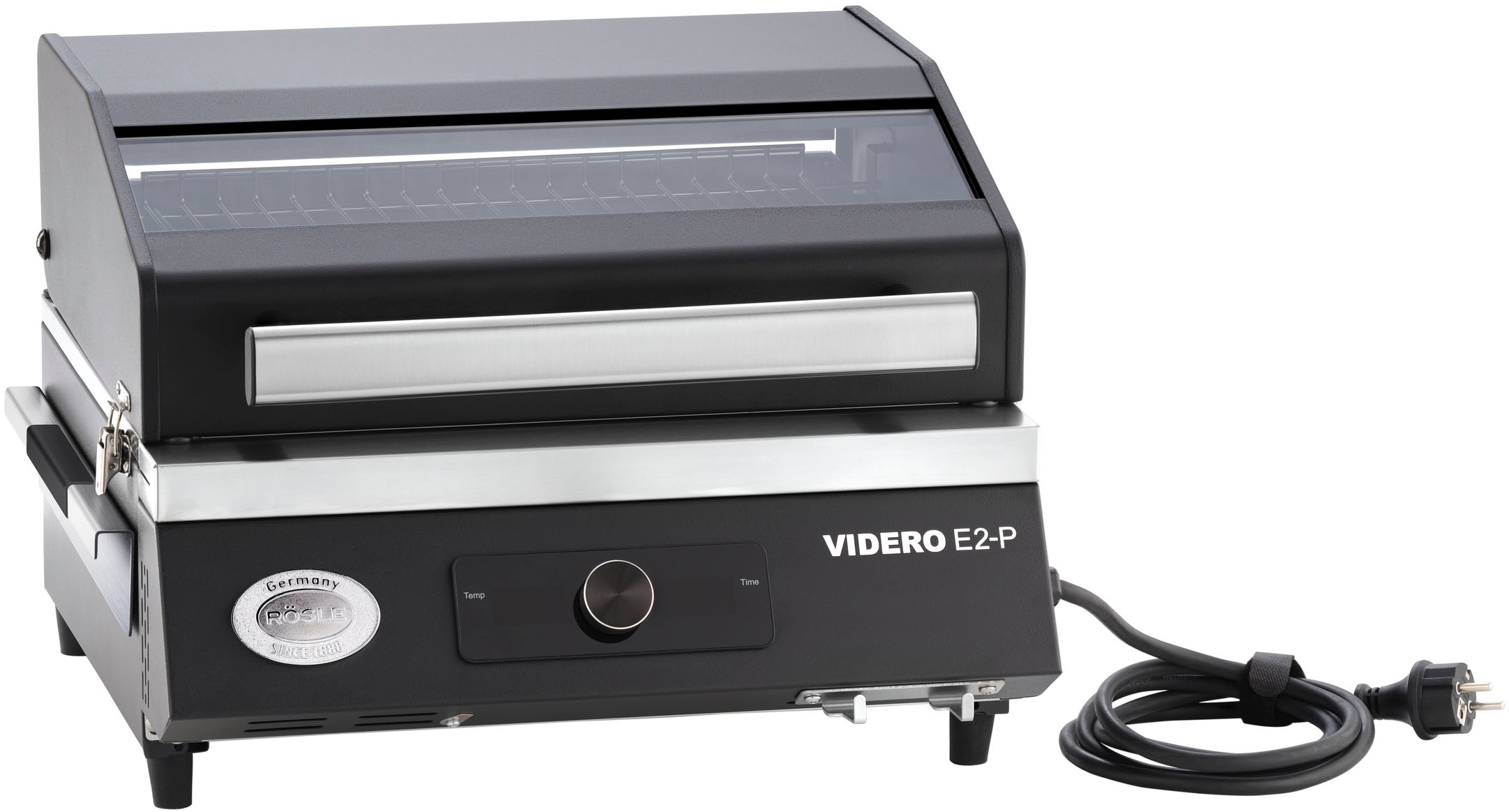 RÖSLE Elektrogrill »BBQ-Portable Videro E2-P«, 2800 W, tragbar, Variable Temperatursteuerung, Betrachtungsfenster
