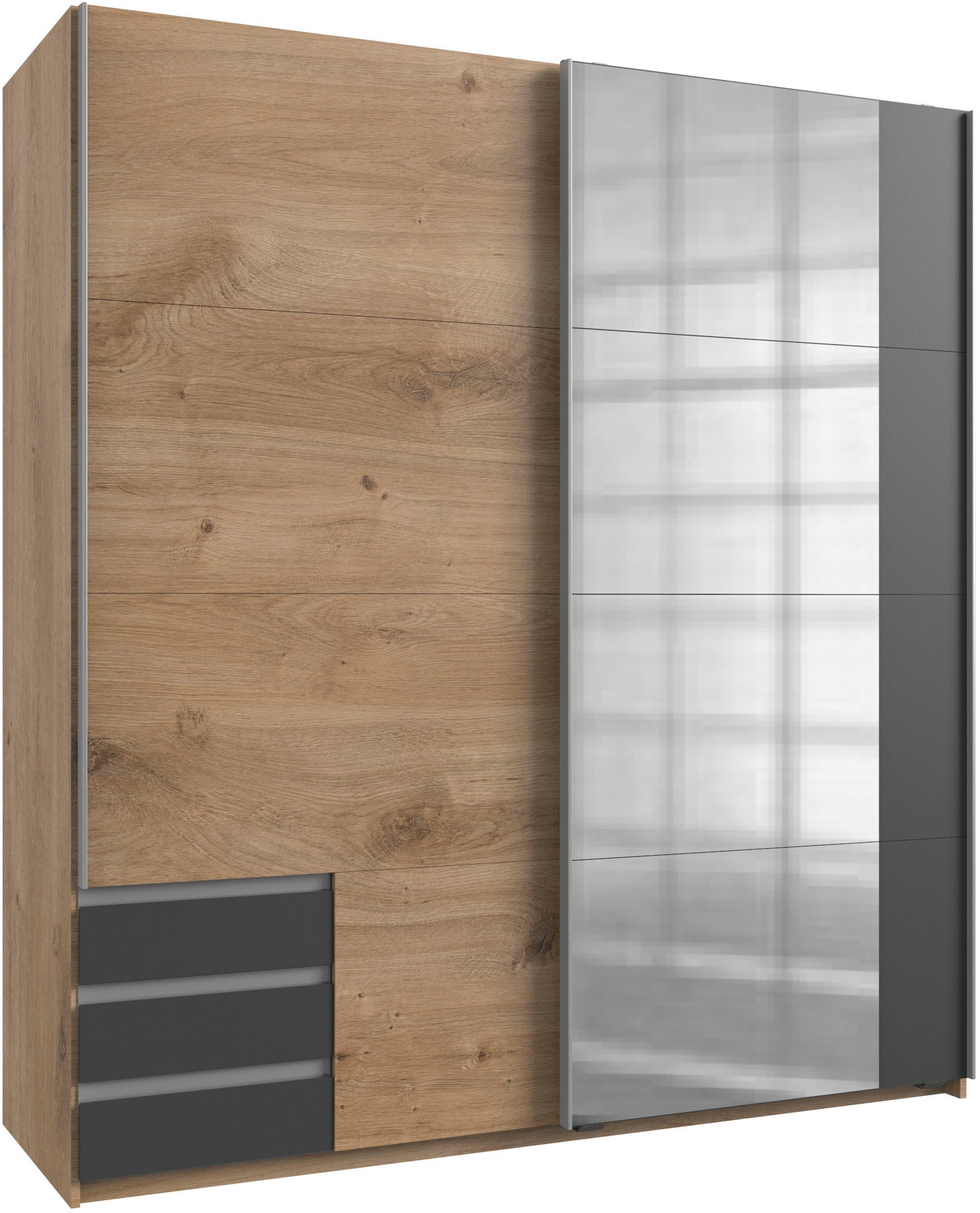 Wimex Schwebetürenschrank "Emden moderner Kleiderschrank mit Spiegel und Sc günstig online kaufen