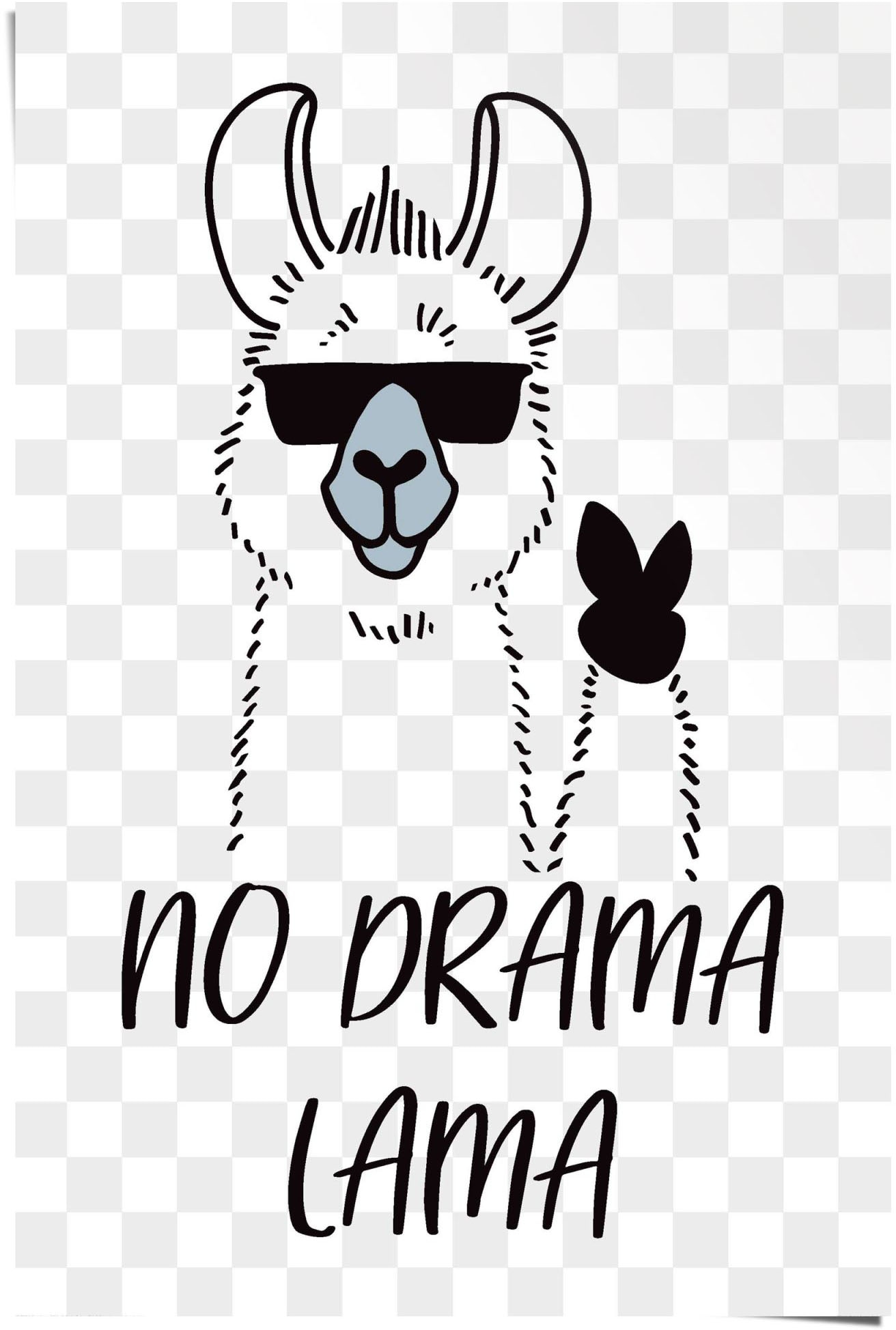 Reinders! Poster »No Drama (1 bestellen Lama«, St.) | BAUR
