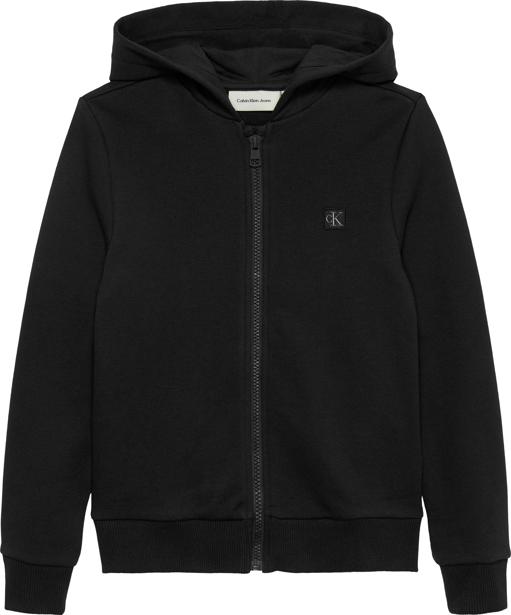 Calvin Klein Jeans Sweatjacke »MINI BADGE ZIP-THROUGH« Regular fit, Badge