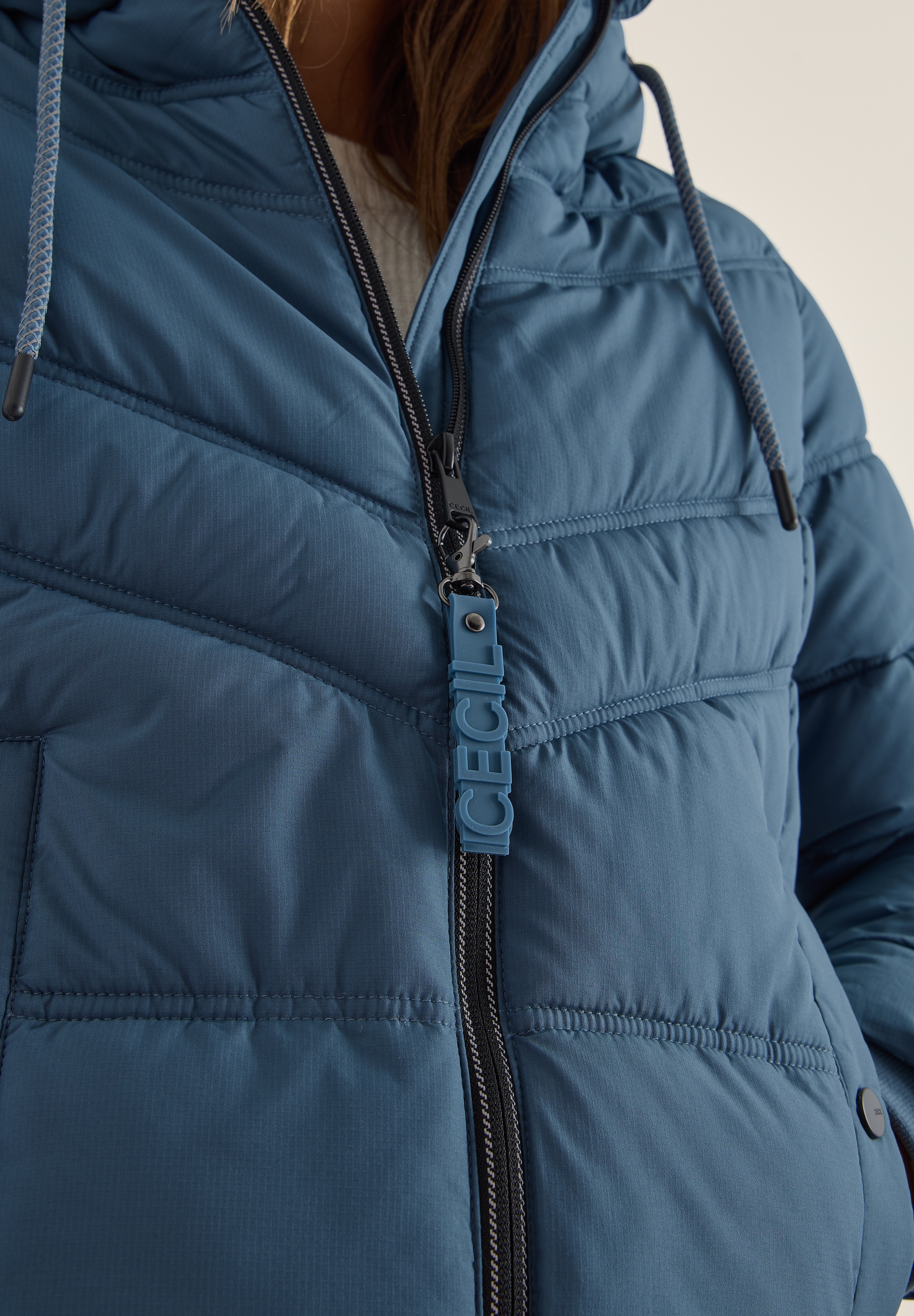 Cecil Steppjacke mit Kapuze mit Kapuze
