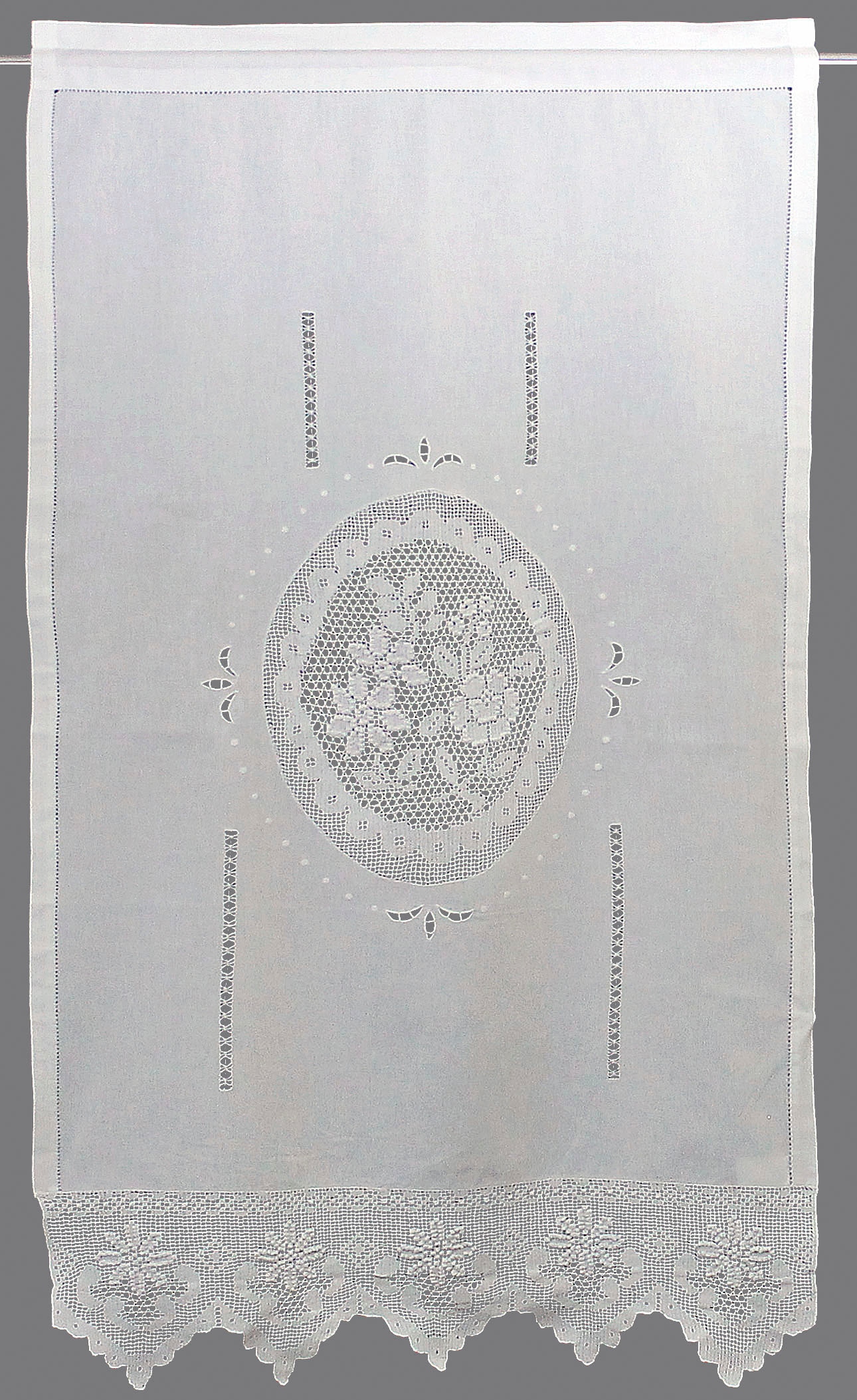 HOSSNER - ART OF HOME DECO Gardine "Wildspitze" Stangendurchzug 1 Stk. tlg. günstig online kaufen