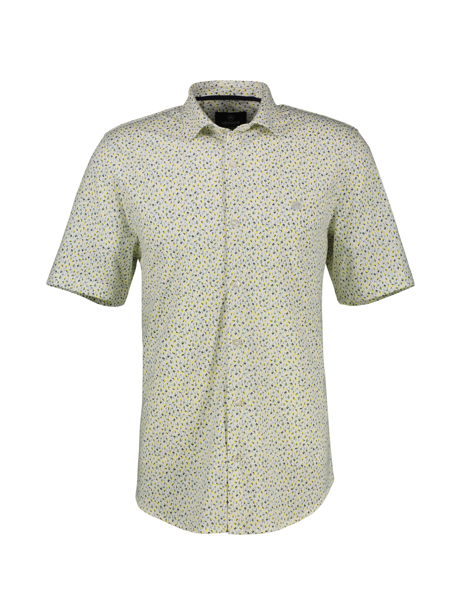 LERROS Kurzarmhemd "LERROS Herren Jerseyhemd, floral gemustert" günstig online kaufen