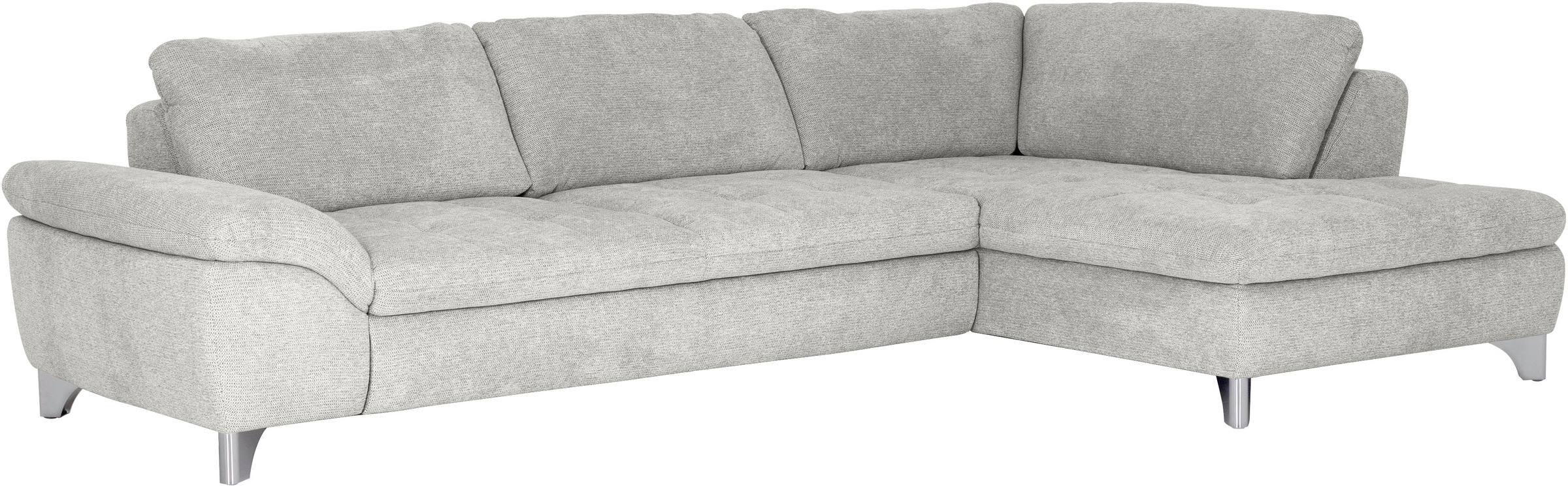 Die PlanBar Ecksofa »MP-IN14007, Breite 306 cm« wahlweise mit Bettfunktion und verstellbaren Kopfstützen