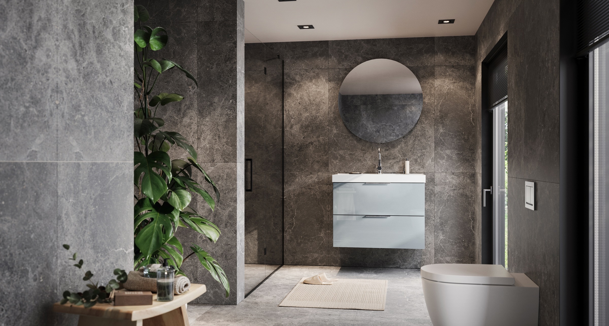 GERMANIA Waschtisch "Bisbee" 1 Stk. tlg. Waschtisch mit Glasfront in versch günstig online kaufen