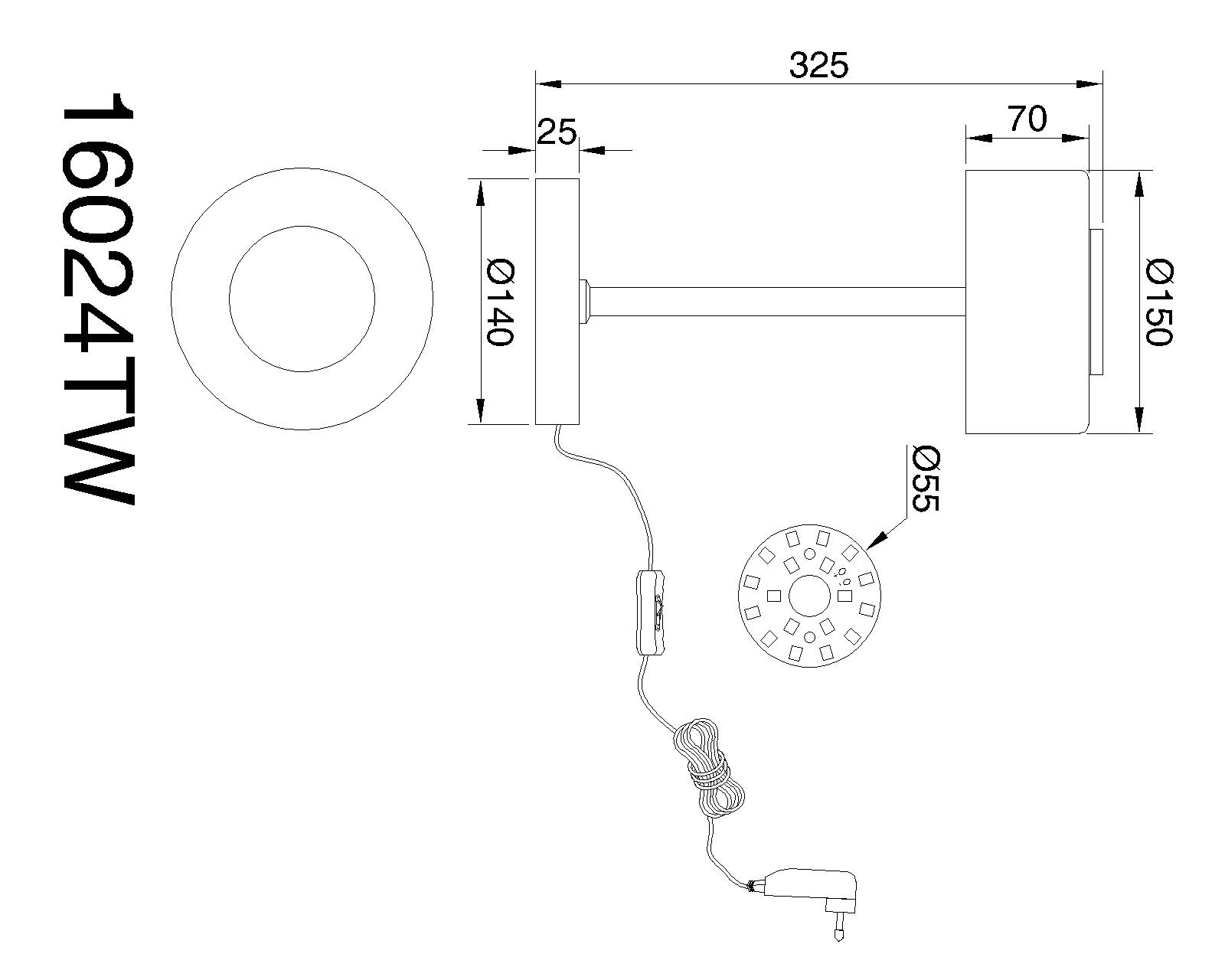 GLOBO LIGHTING LED Tischleuchte »BELINDA«, Leuchtmittel LED-Modul | LED fest integriert, Tischlampe/Glas opal/modern/Wohnzimmer/Schlafzimmer