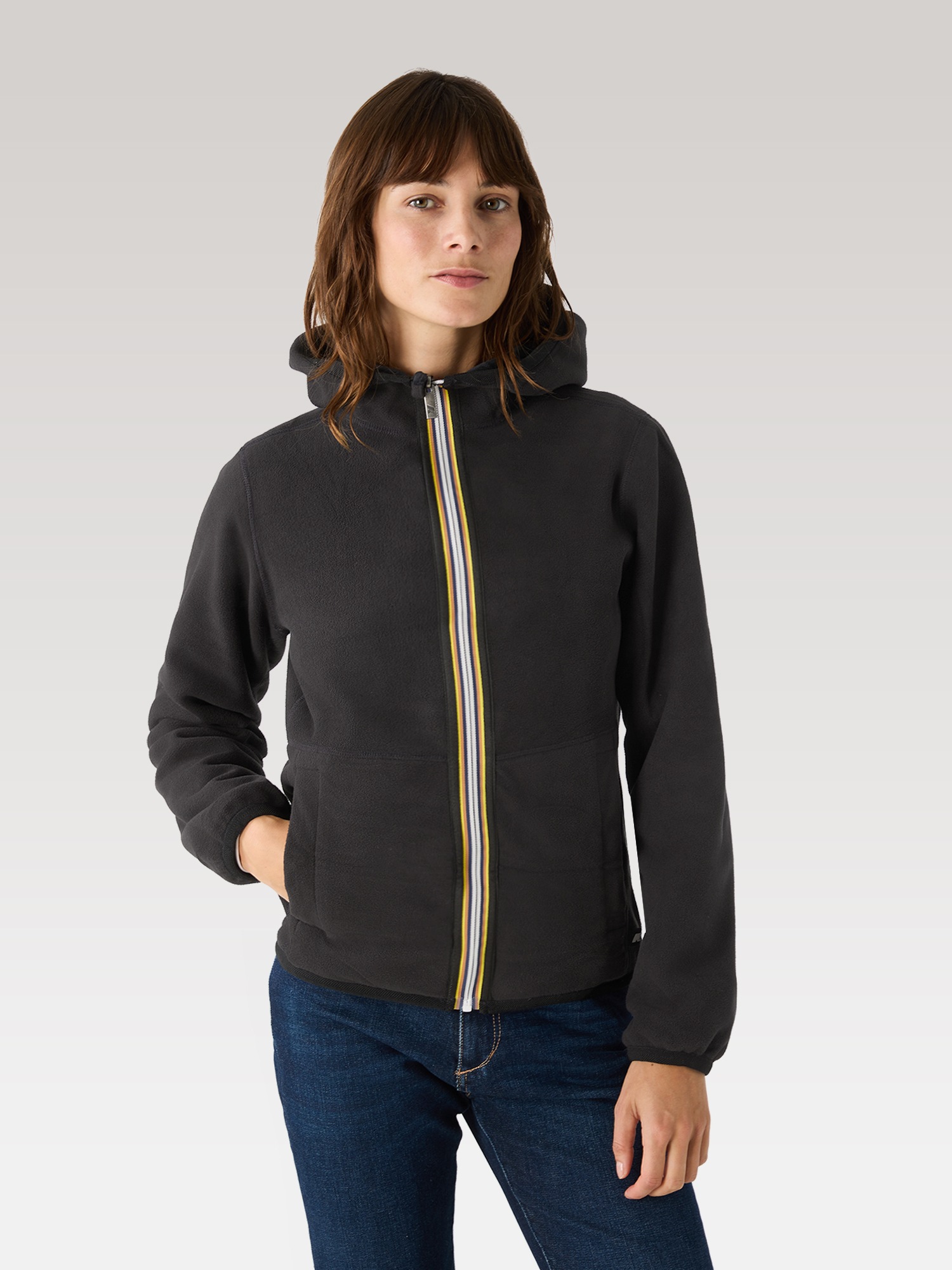 K-WAY Funktionsjacke »K-Way Winterjacke LINN VELOUR POLAR DOUBLE zum Wenden«