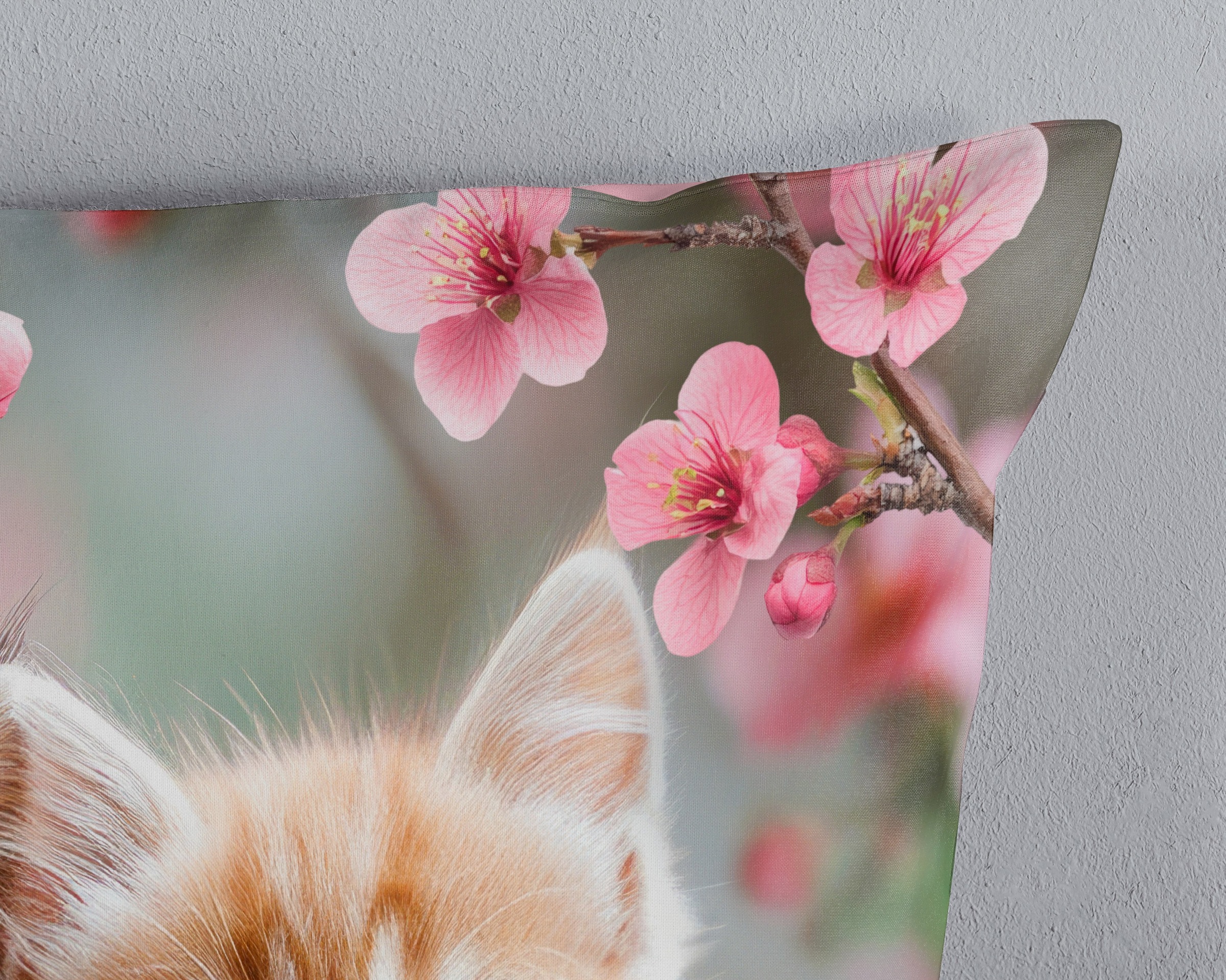 good morning Kinderbettwäsche »Mischa« 2 Baumwolle, Renforcé, Wendeoptik, Kind, Mädchen, Katze, Blume