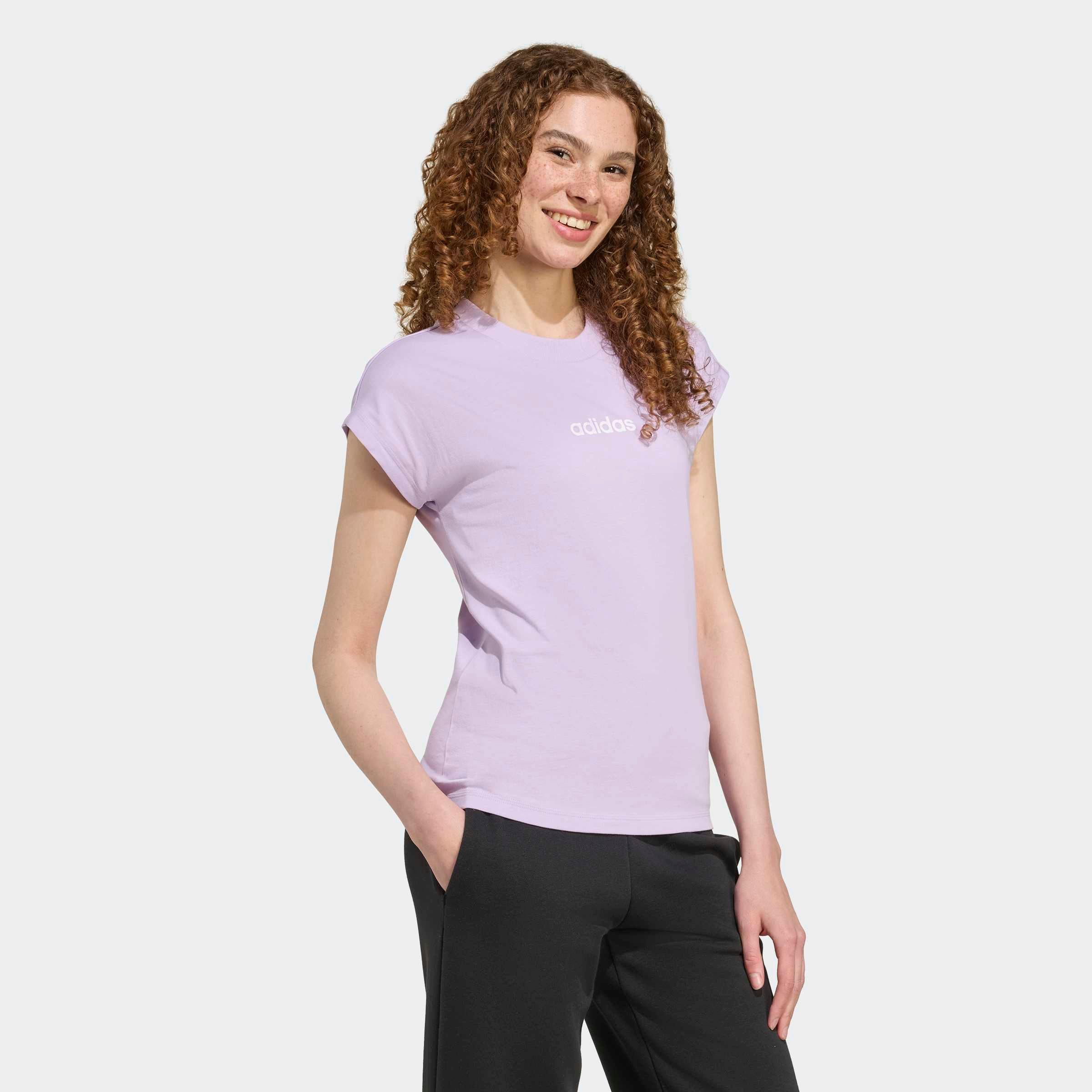 adidas Sportswear T-Shirt »W LIN SJ T«, Basic T-Shirt aus weichem Material
