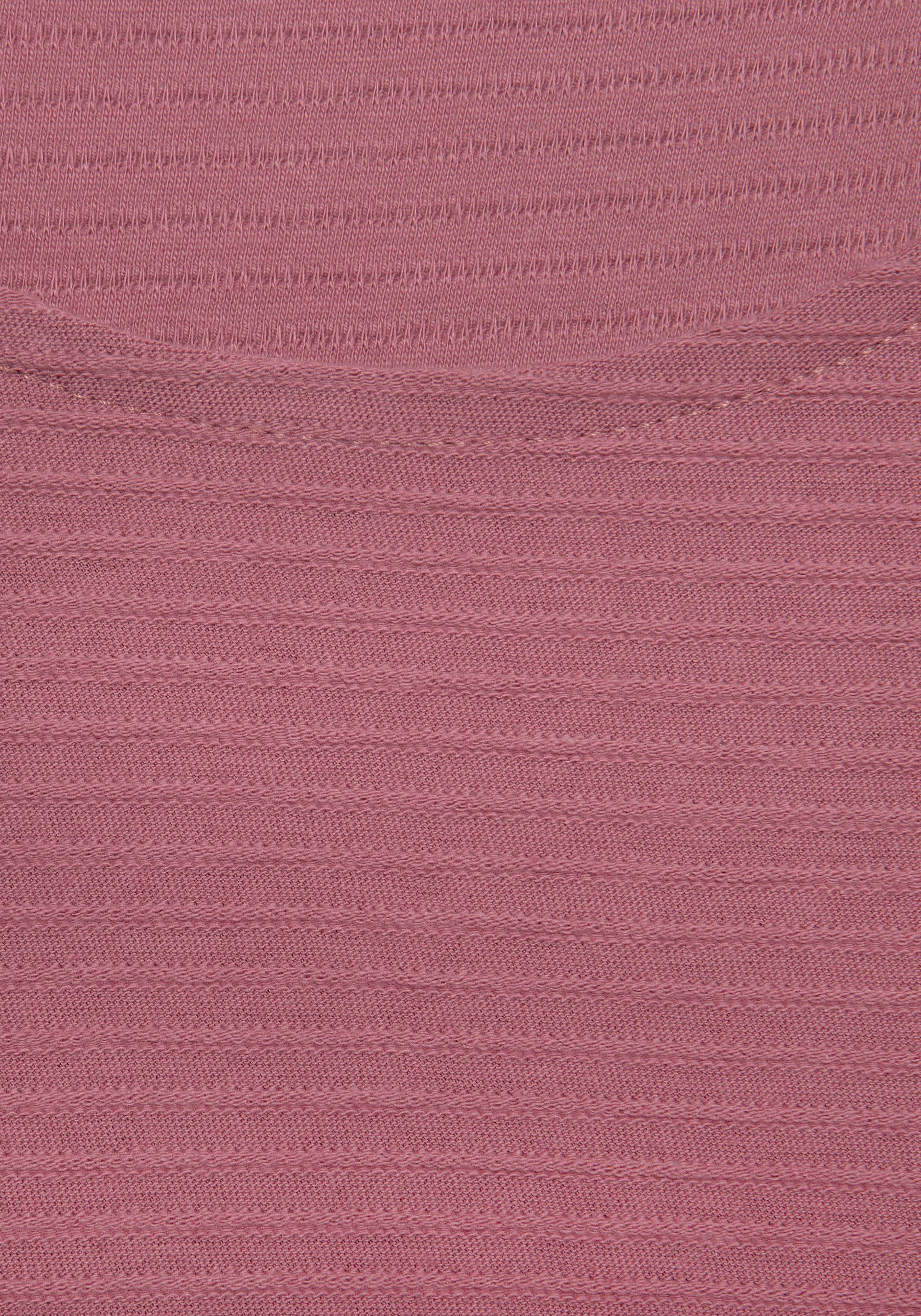 LASCANA Langarmshirt, (Packung, 2 tlg.), aus strukturierter Ware