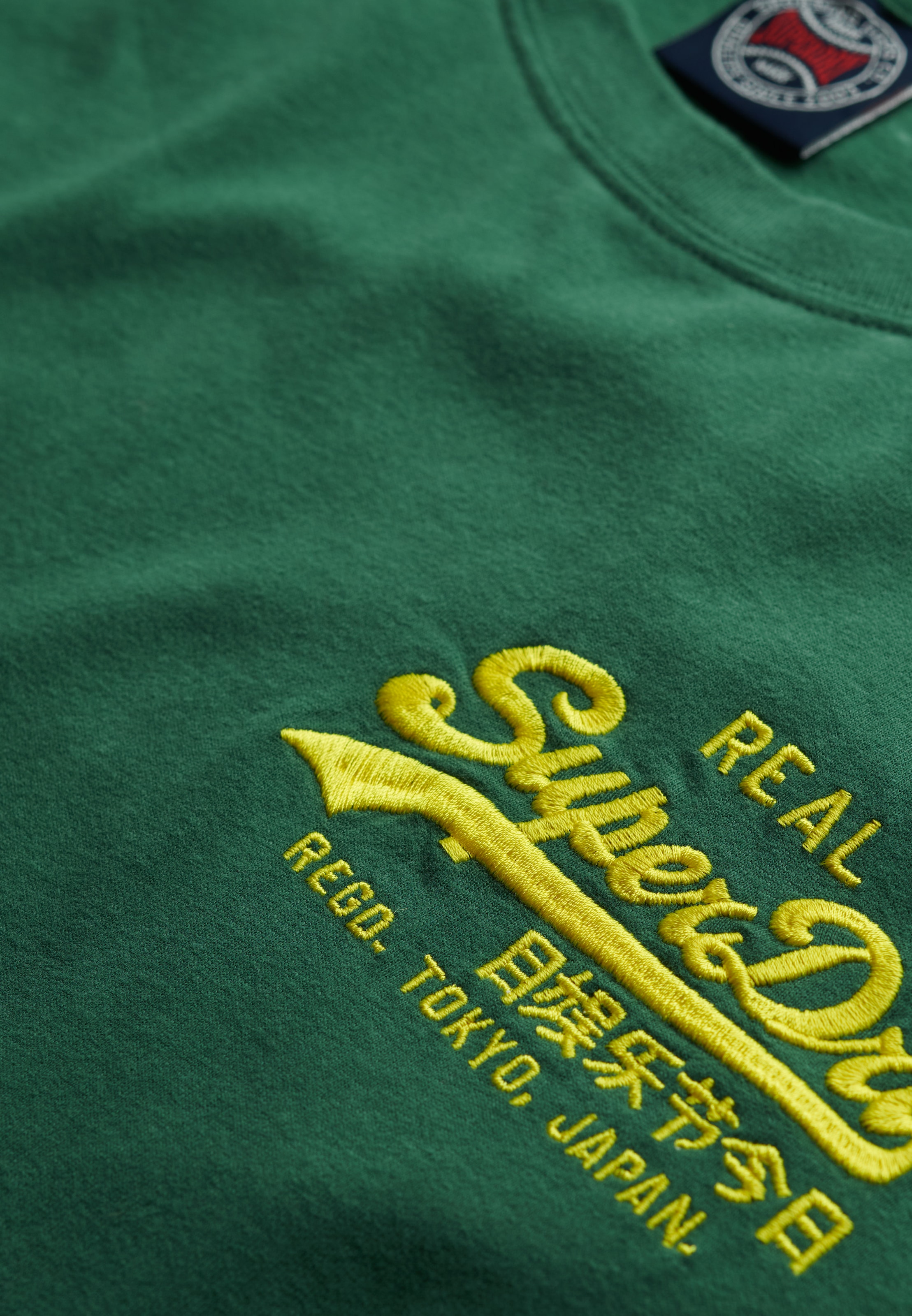 Superdry Rundhalsshirt »VL EMBROIDERED RELAXED TEE«