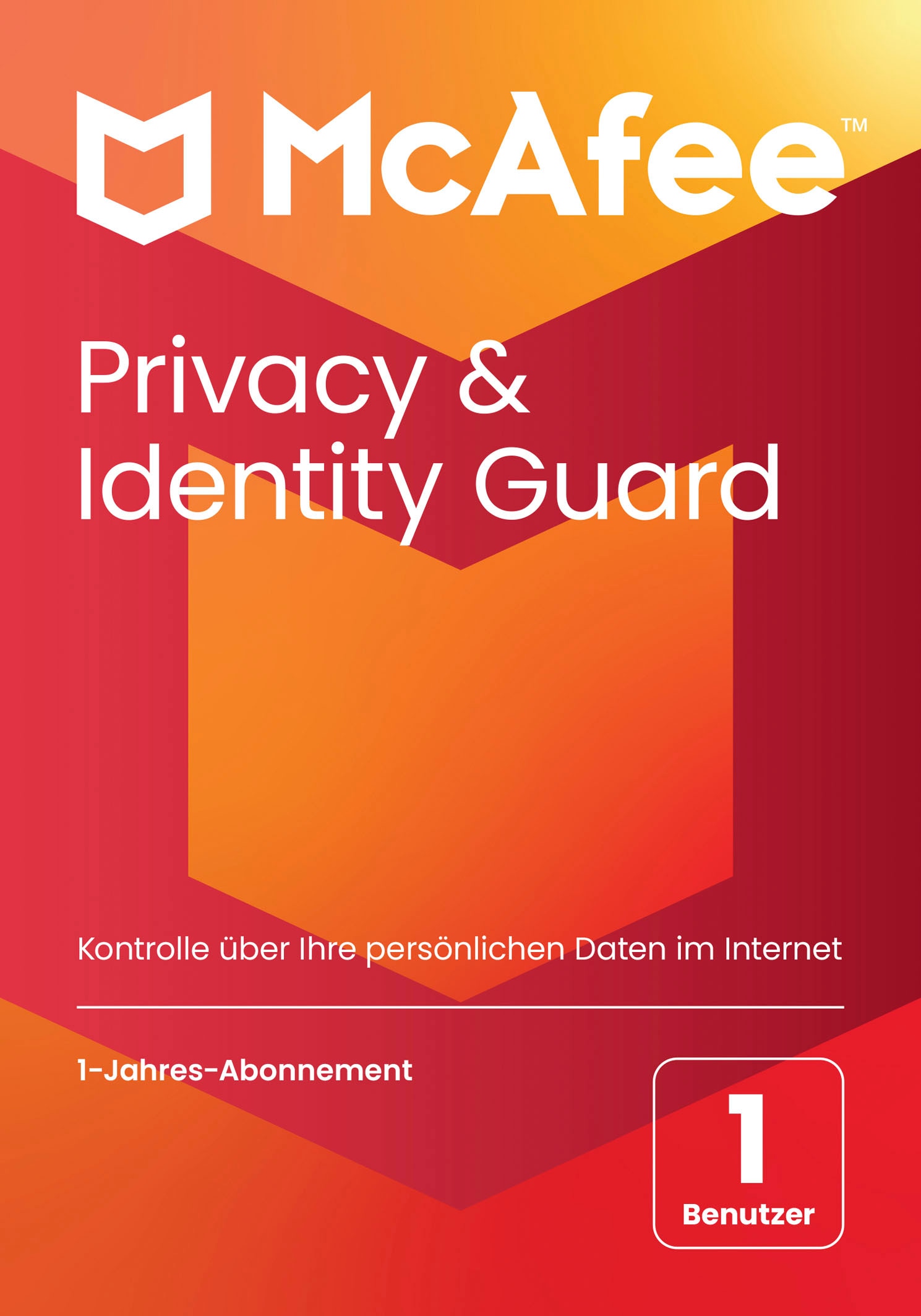 MCAFEE Virensoftware "McAfee Privacy & Identity Guard", Mobile, transparent, Software