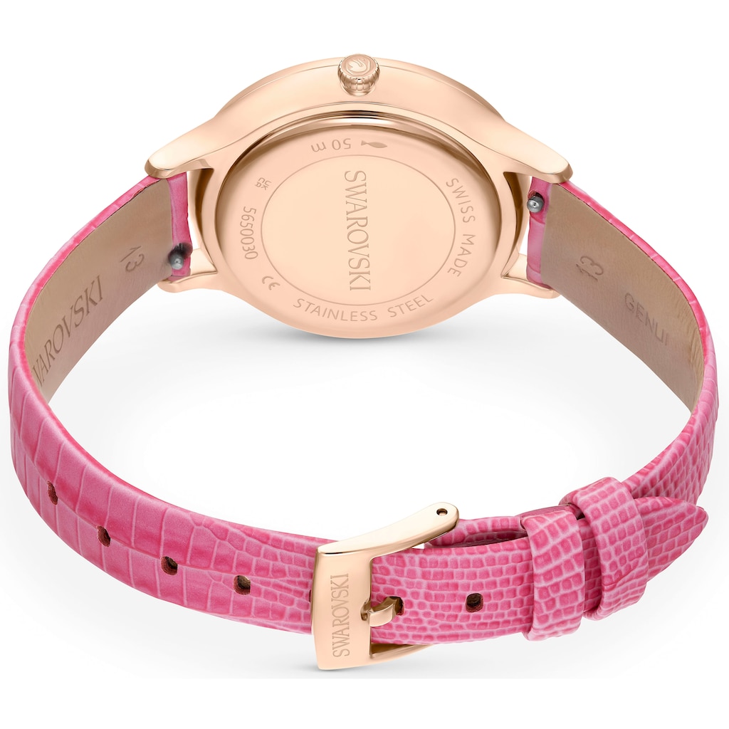 Swarovski Quarzuhr »OCTEA NOVA, Lederarmband, 5650030«