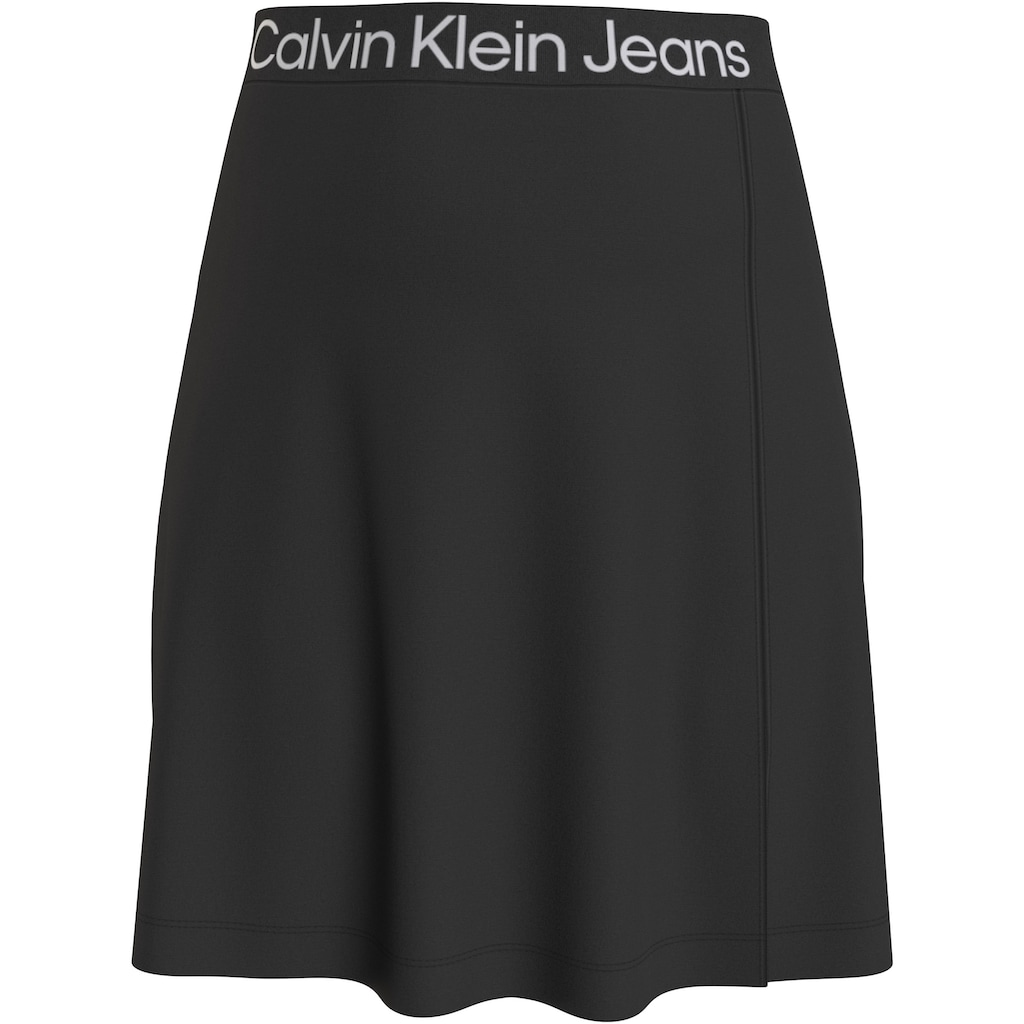Calvin Klein Jeans Skaterrock »LOGO WAISTBAND MILANO SKIRT«
