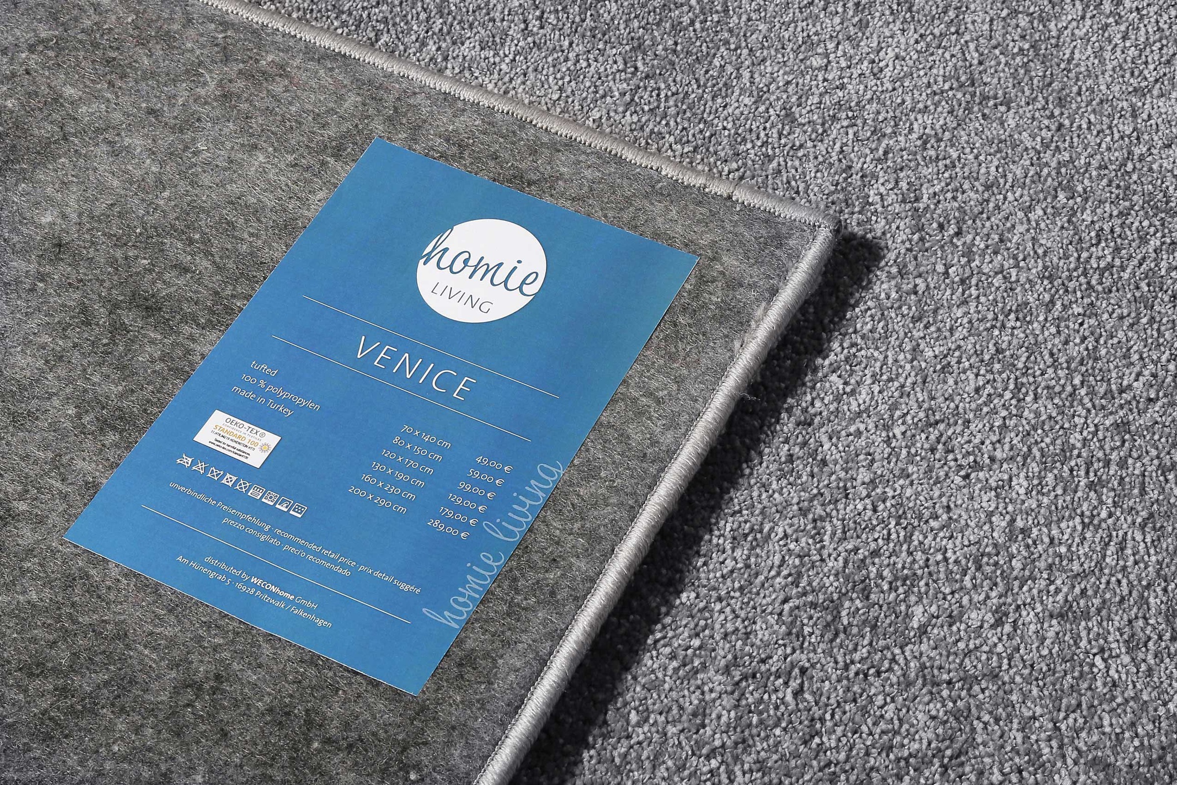 Homie Living Teppich »Venice HL-0135«, rechteckig