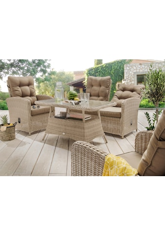 Gartenlounge-Set »MERANO«, (11 tlg.)