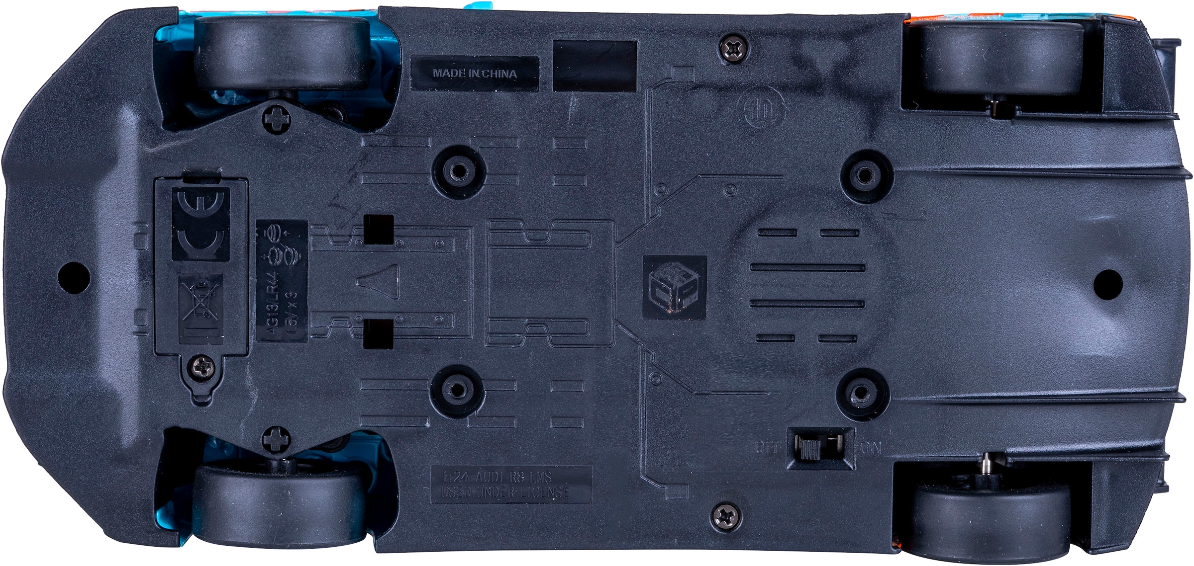 Jamara Spielzeug-Auto »Diecast, Audi R8 LMS blau inklusive Batterien« LED Licht; Maßstab 1:24