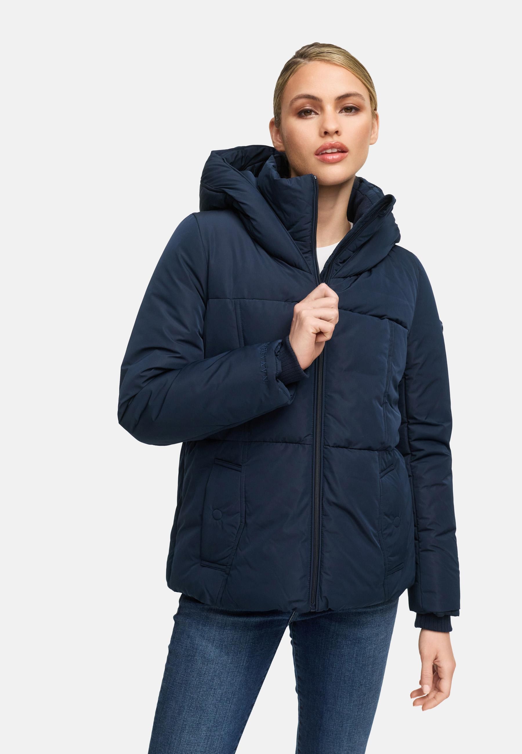 Navahoo Winterjacke »Flüsterfee 14«, mit Kapuze, Winter Steppjacke mit Kapuze