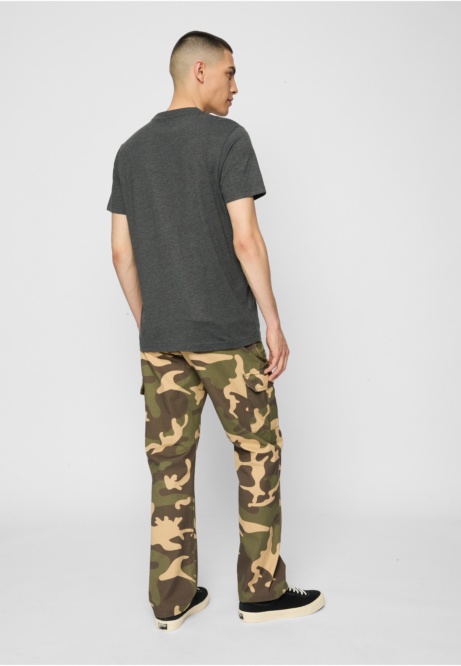 URBAN CLASSICS Cargohose »Urban Classics Herren Straight Leg Camo Cargo Pants«