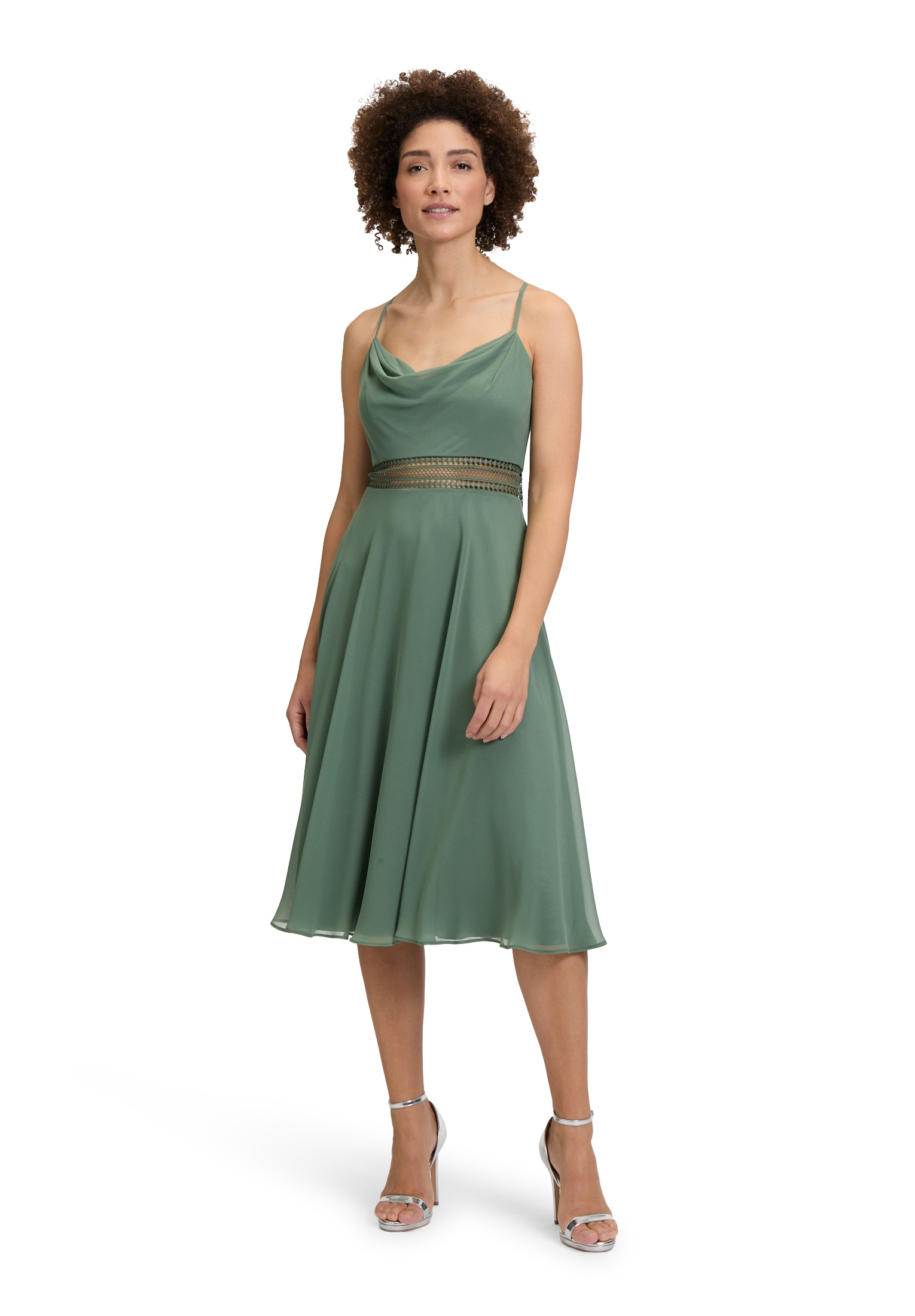 Vera Mont Cocktailkleid "Vera Mont Damen Cocktailkleid mit Wasserfallaussch günstig online kaufen