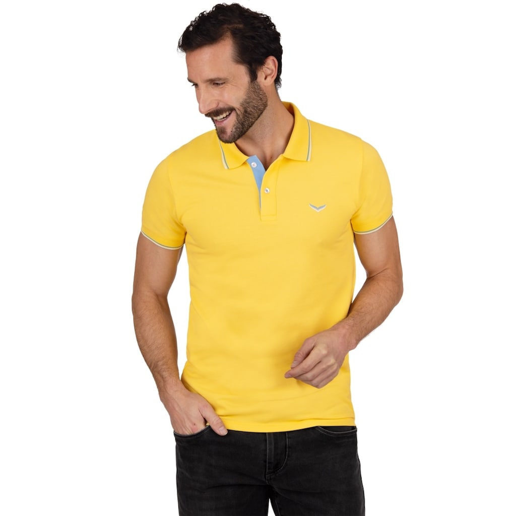 Trigema Poloshirt »TRIGEMA Slim Fit Polohemd«, (1 tlg.)