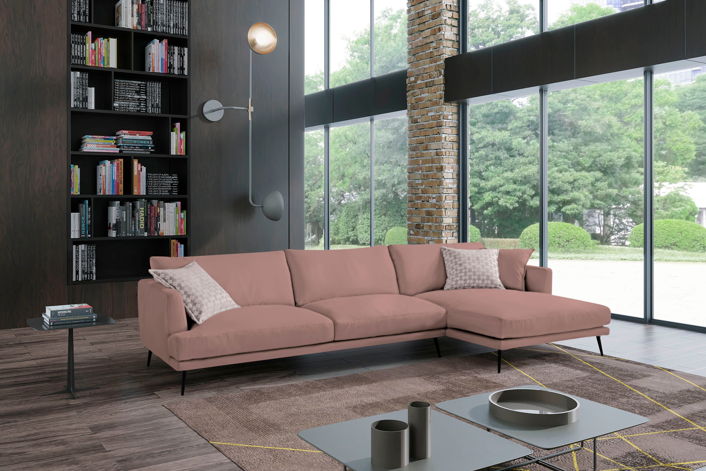 Egoitaliano Ecksofa "Sophia, Designsofa mit extrakomfortablem Sitzkomfort", günstig online kaufen