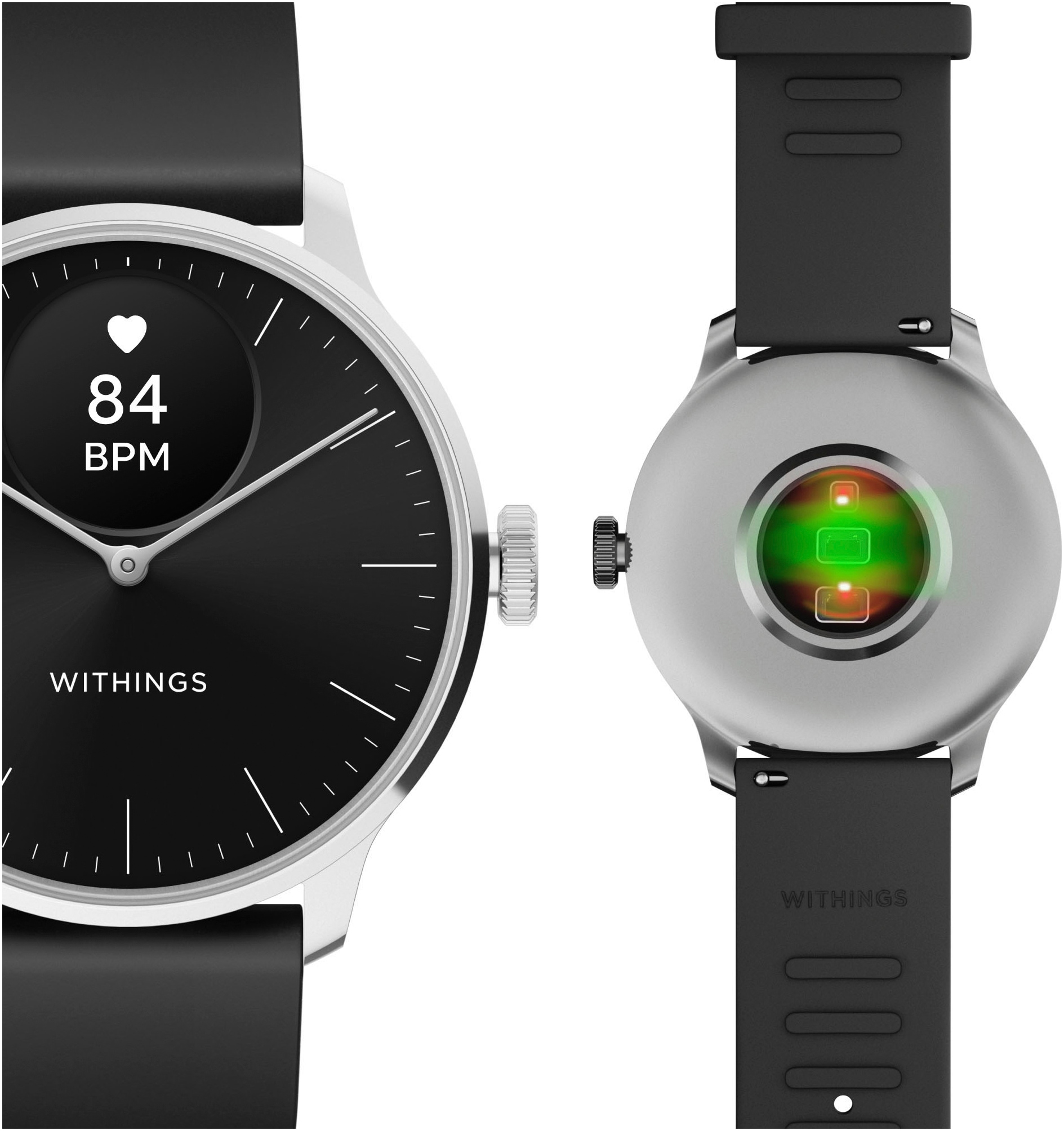 Withings Smartwatch »ScanWatch Light 37mm«, (/ 0,63 Zoll),)