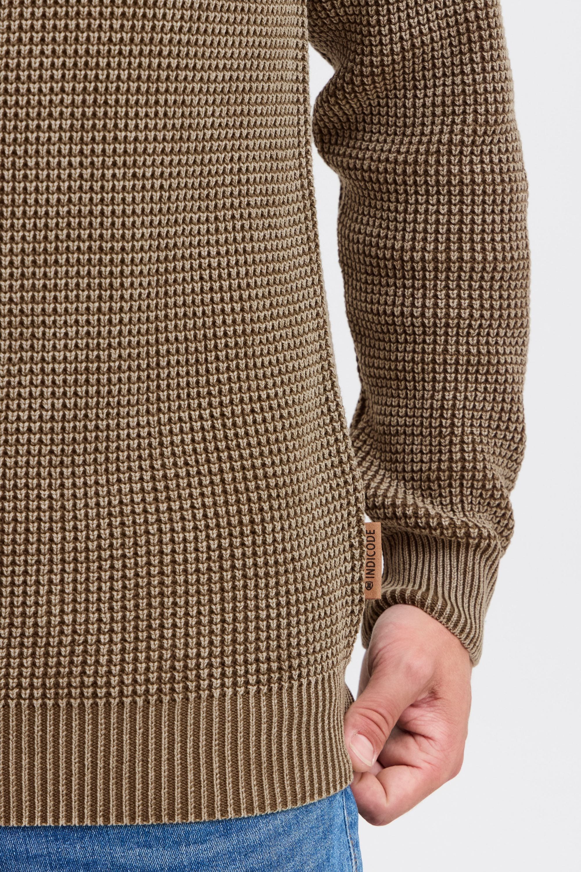 Indicode Strickfleece-Pullover »Strickpullover IDRockford«