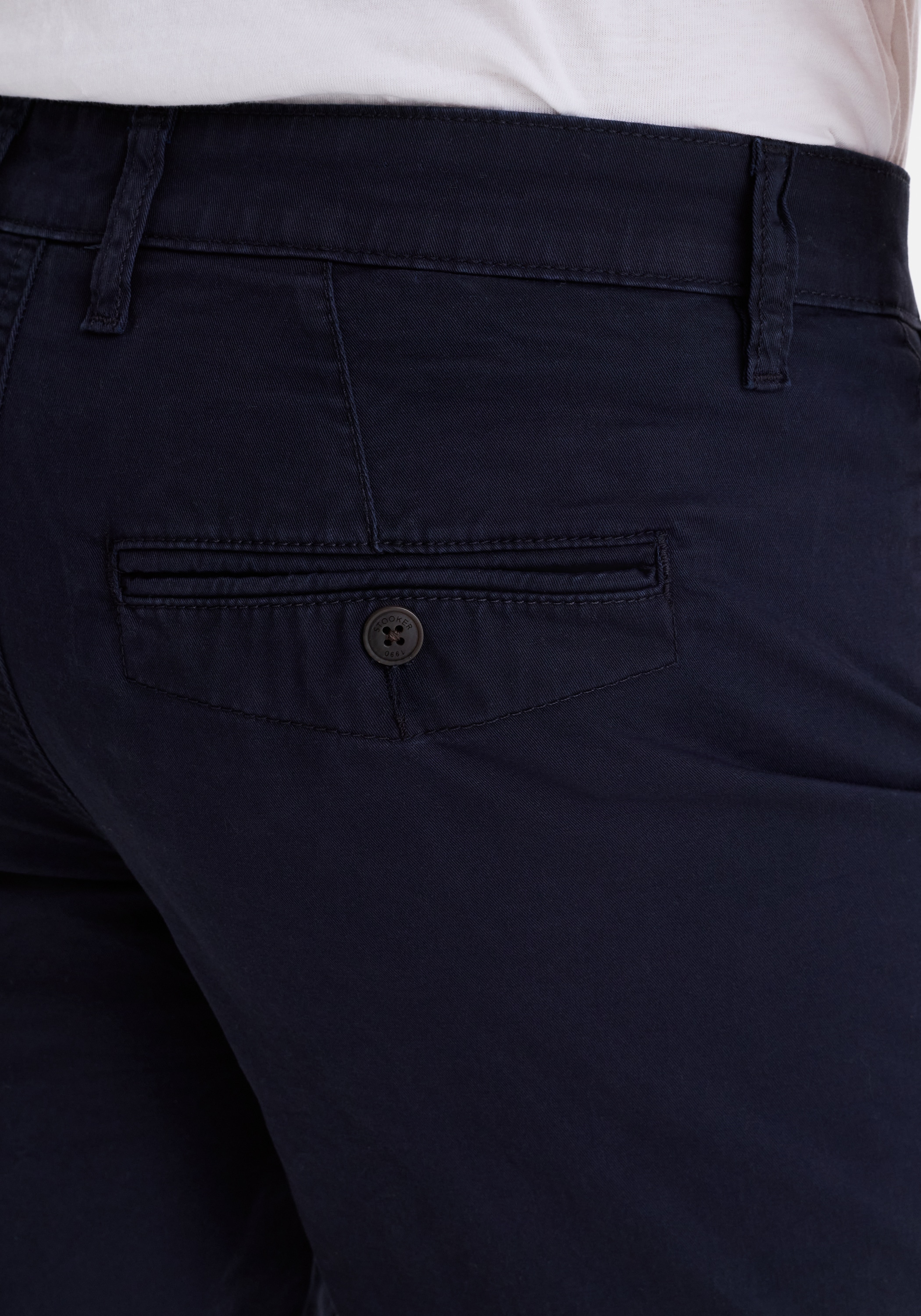 Stooker Men 5-Pocket-Jeans »Chino Bermuda« Comfort Slim Fit Casual Clean Wash Twill Coloured für Herren