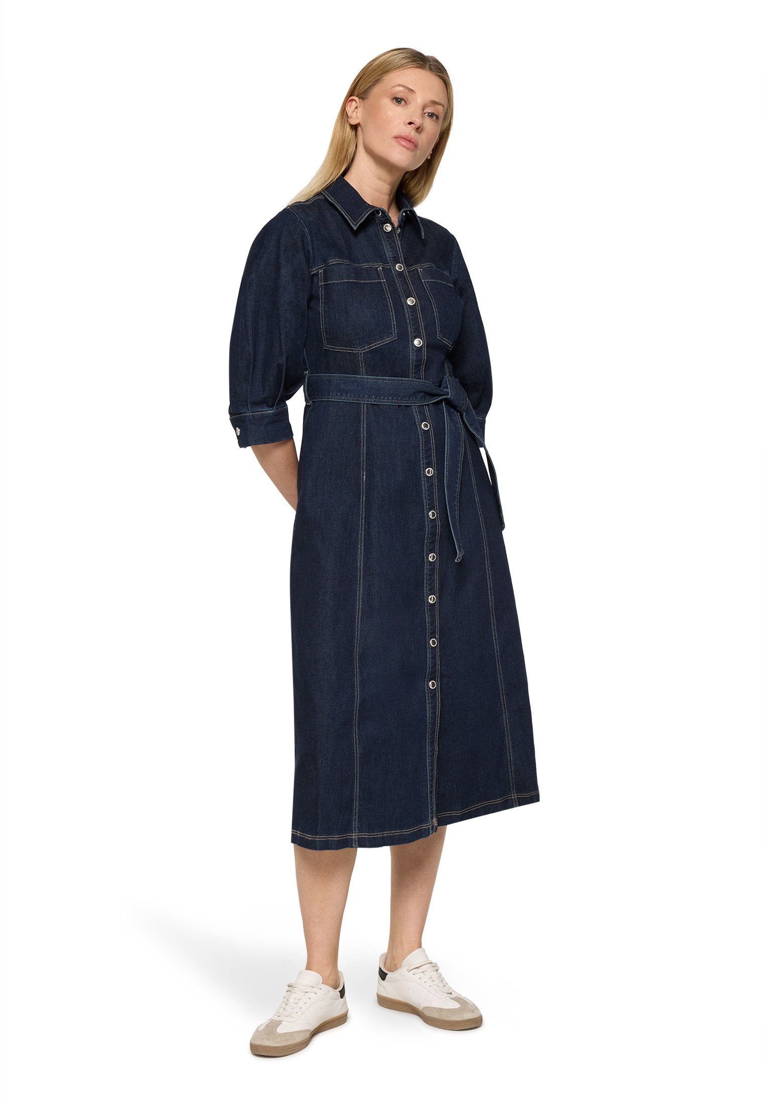 Betty Barclay Hemdblusenkleid »Damen mit Knopfleiste« aufgesetzte Taschen