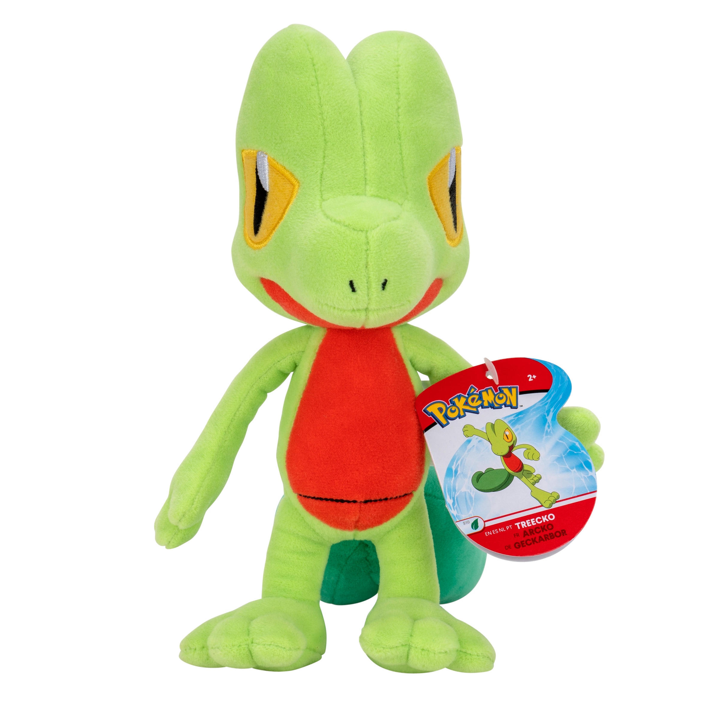 Jazwares Plüschfigur »Pokémon Geckarbor Plüsch 20 cm«, (1 St.)