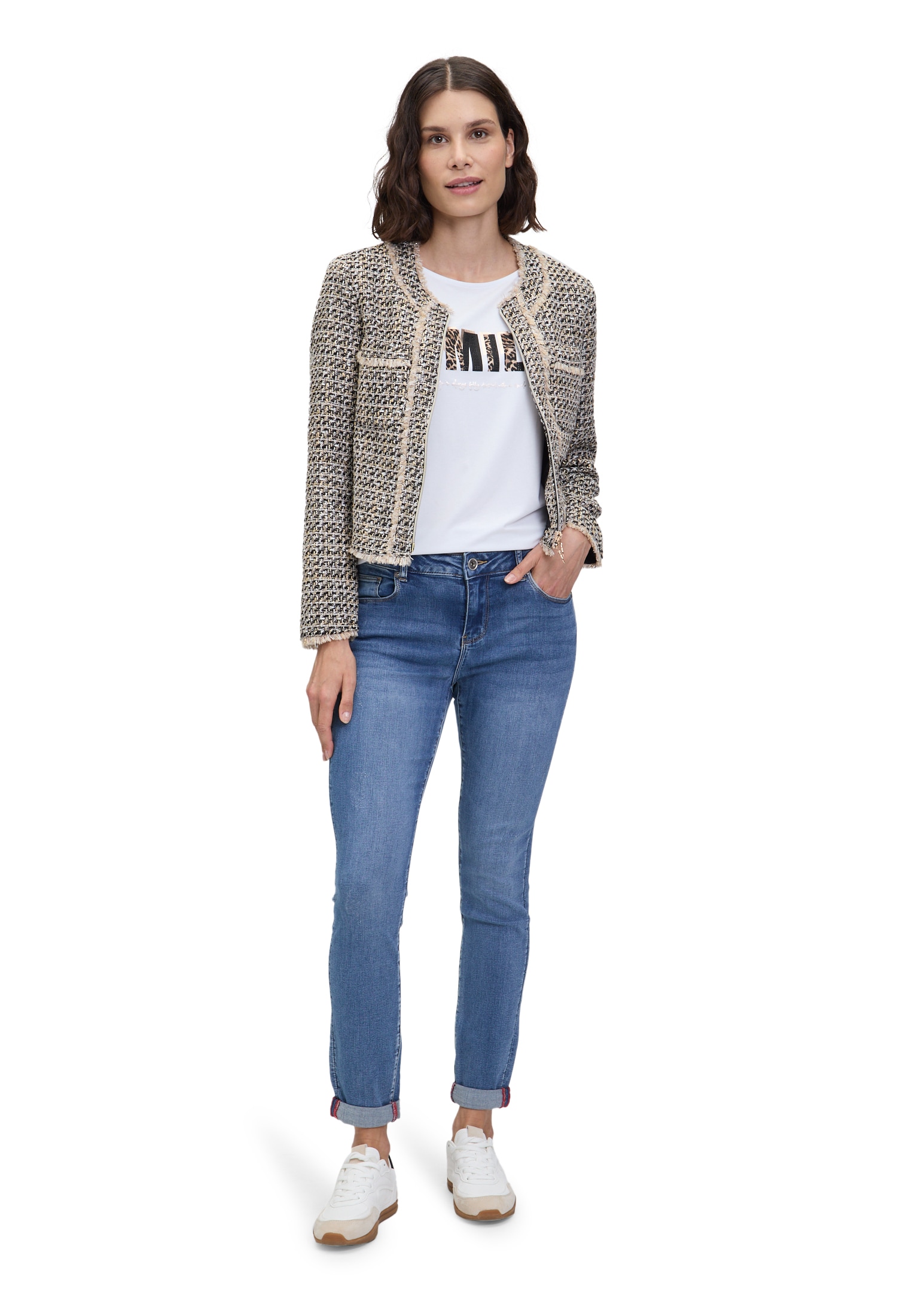 Betty Barclay Slim-fit-Jeans »Betty Barclay Damen Basic-Jeans mit Waschung«