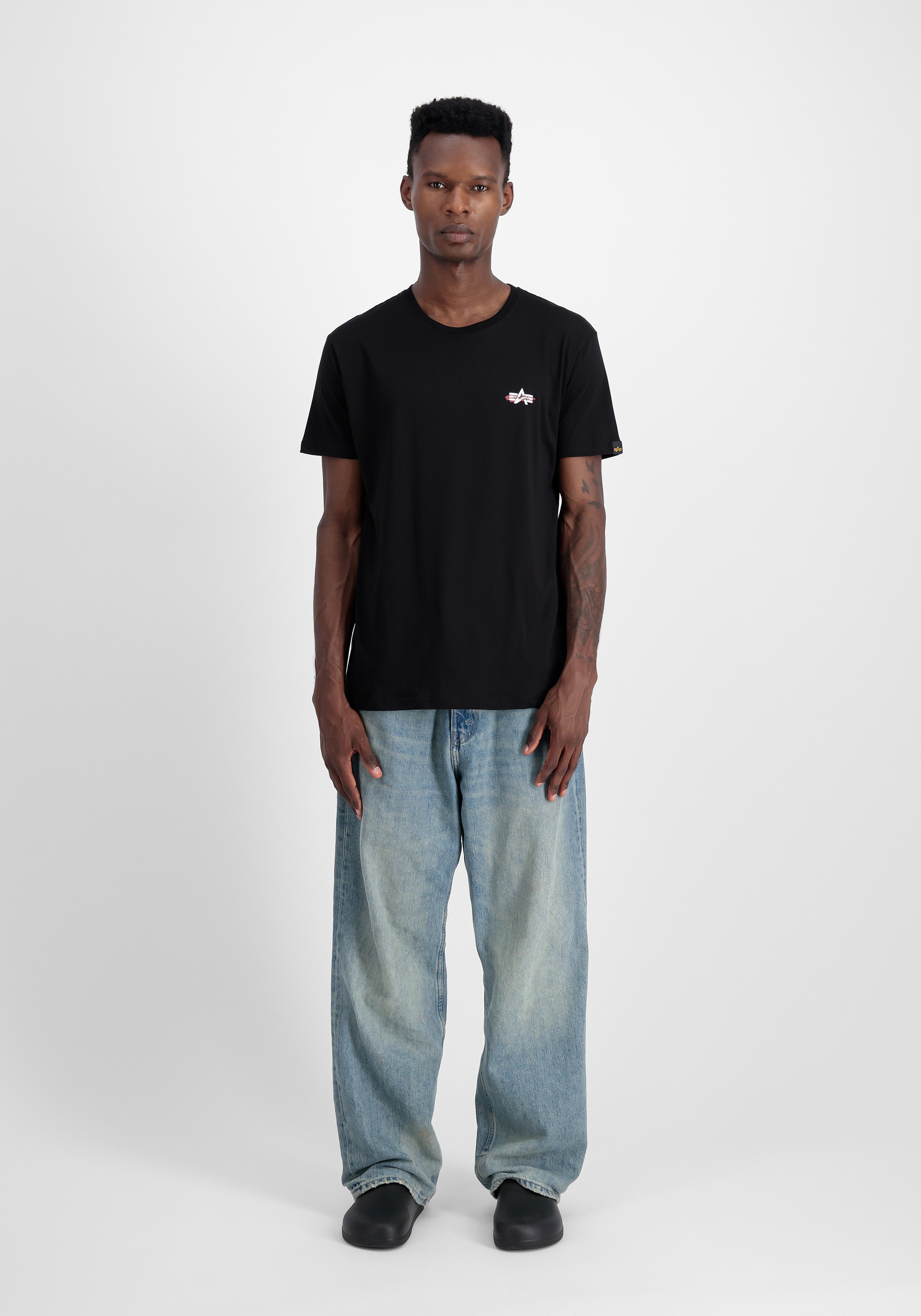 Alpha Industries T-Shirt »Alpha Industries Men - T-Shirts Signature Puff Print BP T«