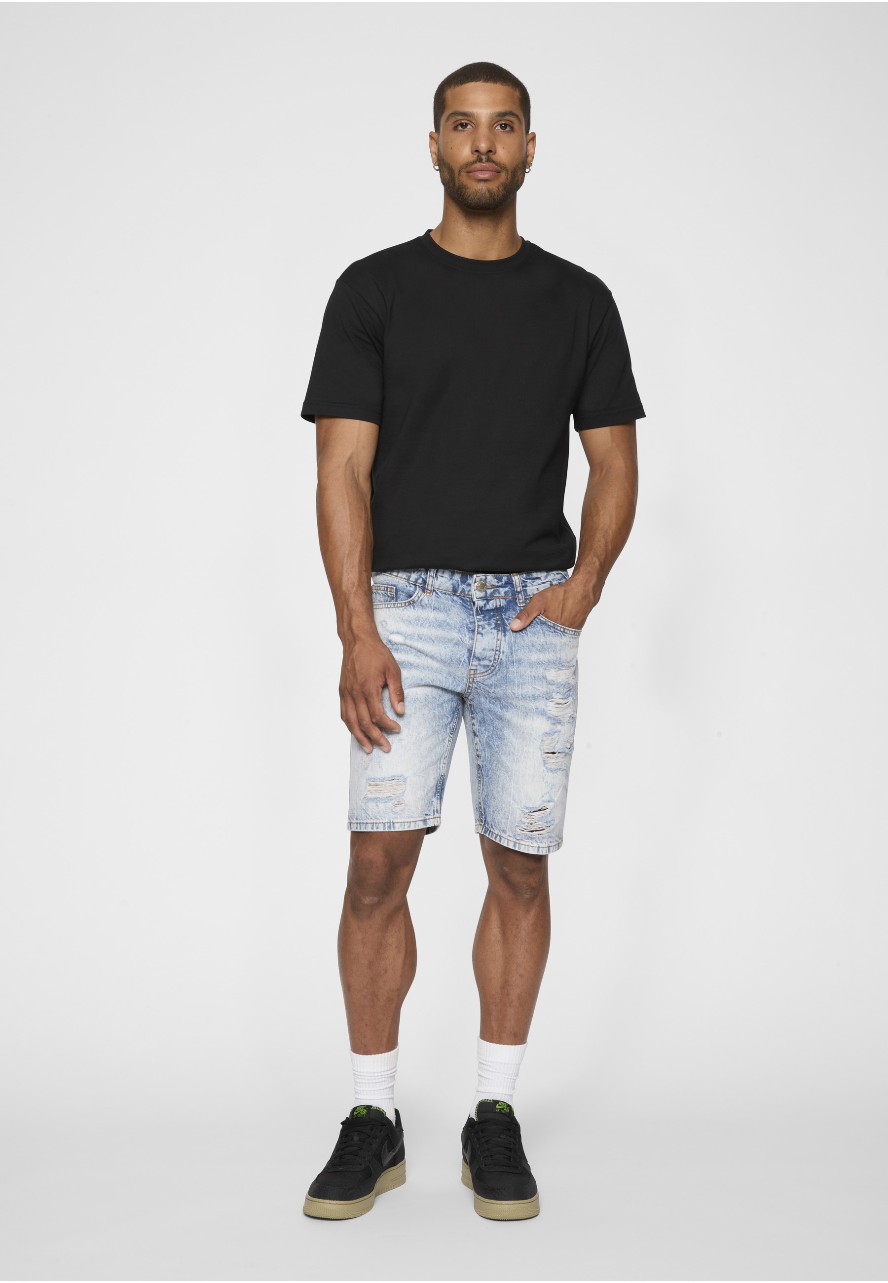 2Y Premium Shorts »2Y Premium Herren 2Y Destroyed Denim Shorts«