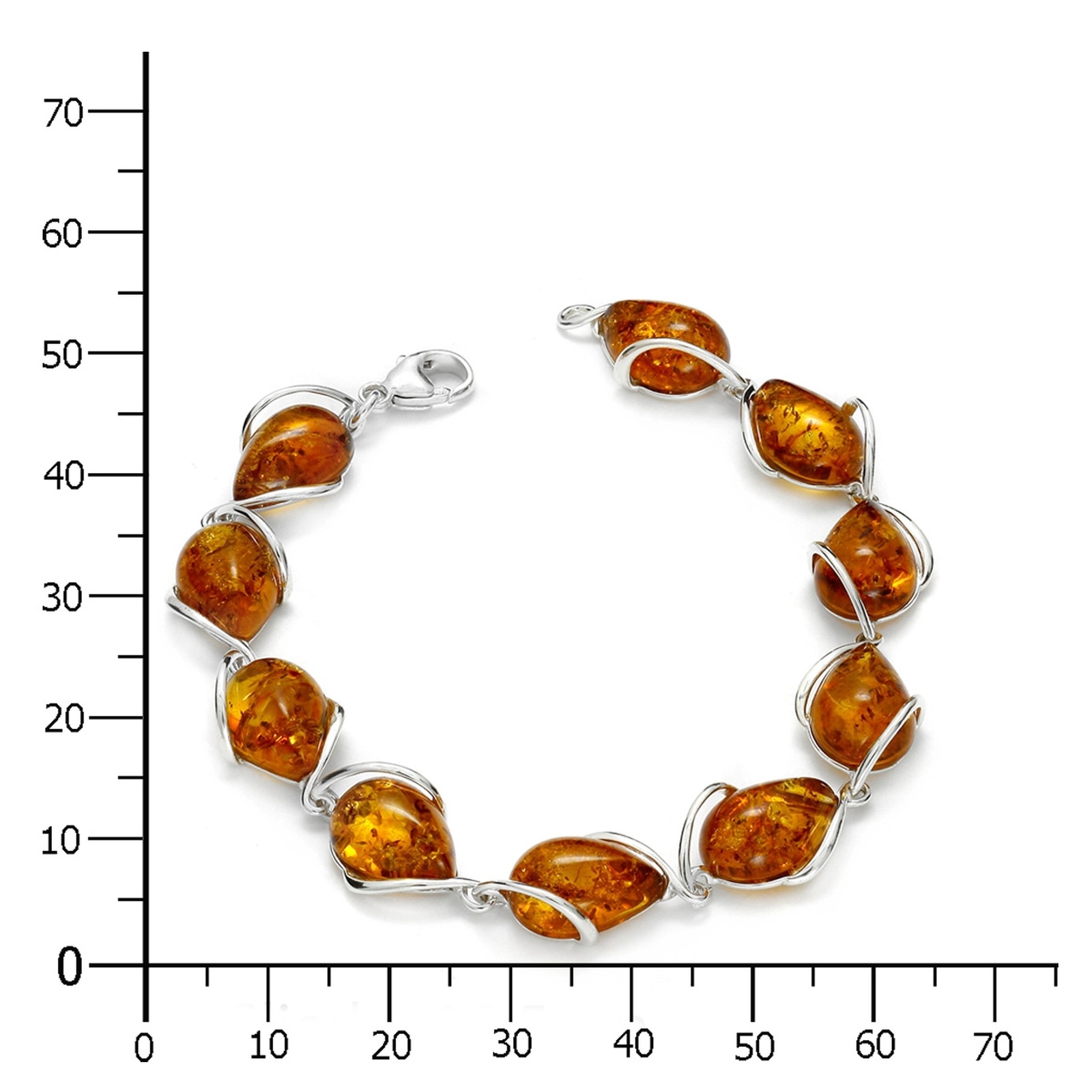 OSTSEE-SCHMUCK Armband »- Romy - Silber 925/000 - Bernstein«