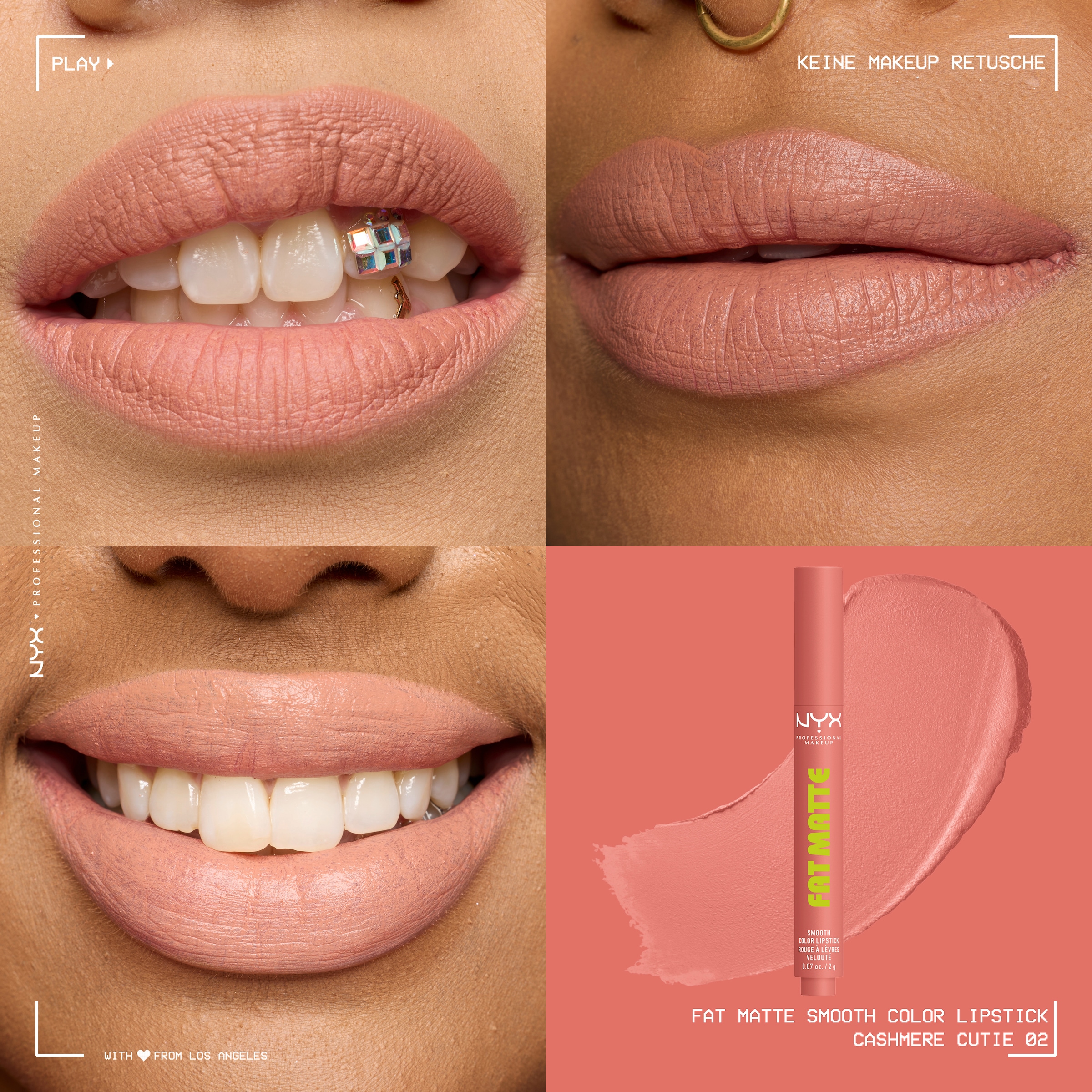NYX PROFESSIONAL MAKEUP Lippenstift »FAT MATTE SMOOTH LIPSTICK«
