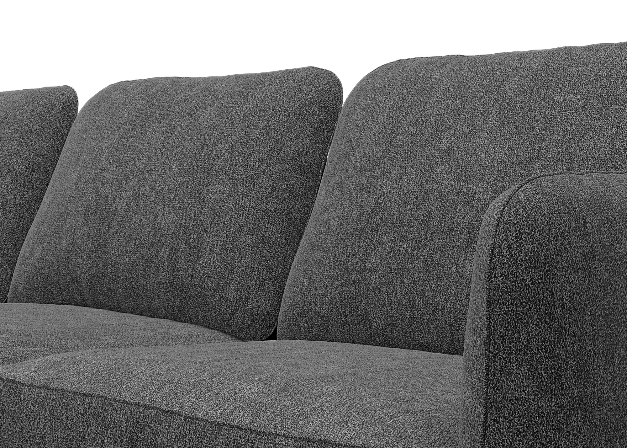 INOSIGN Ecksofa »Ikano«, Massivholz Konstruktion, Wellenunterfederung im Sitz