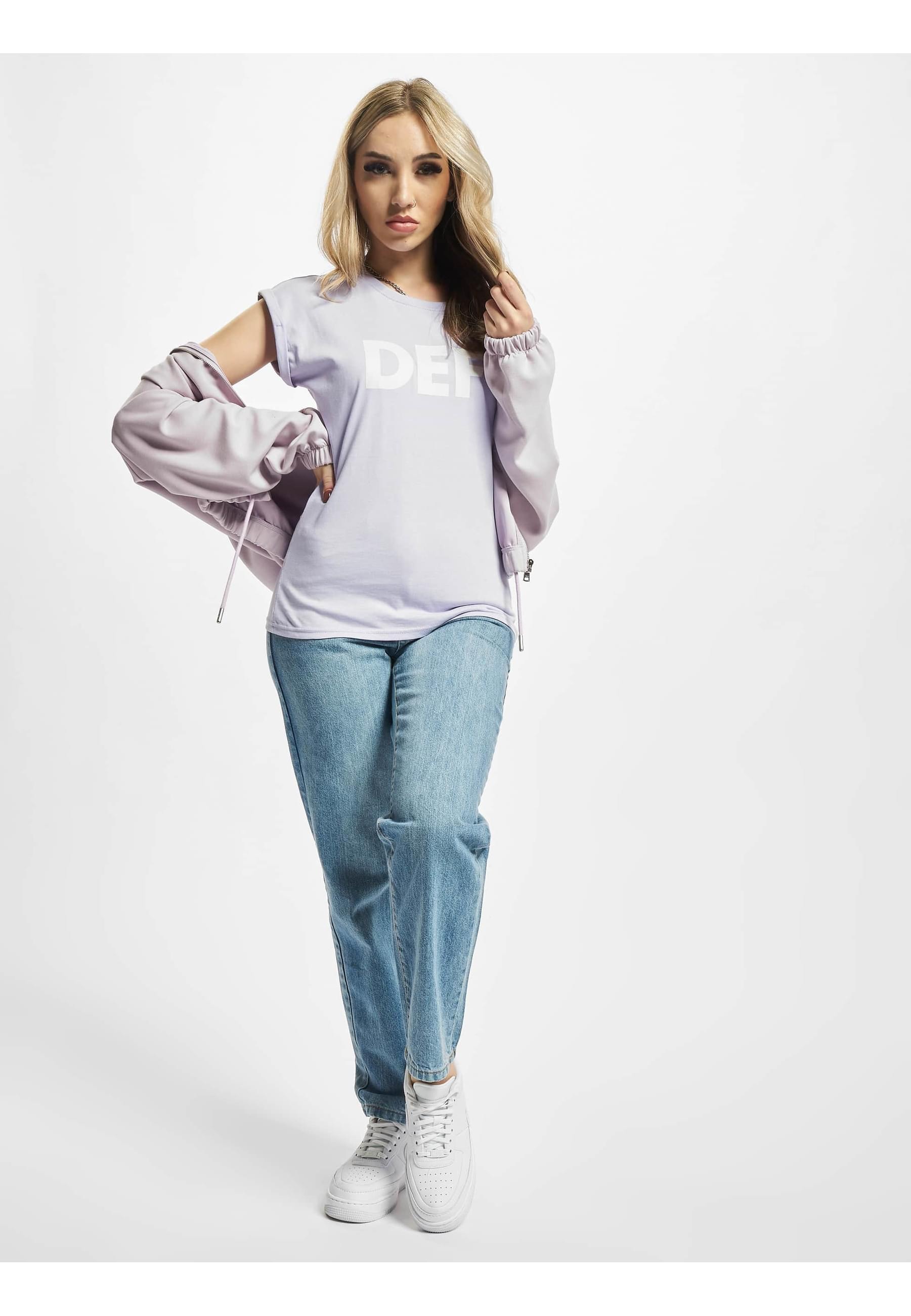 DEF Kurzarmshirt »DEF Damen DEF Her Secret T-Shirt«, (1 tlg.)