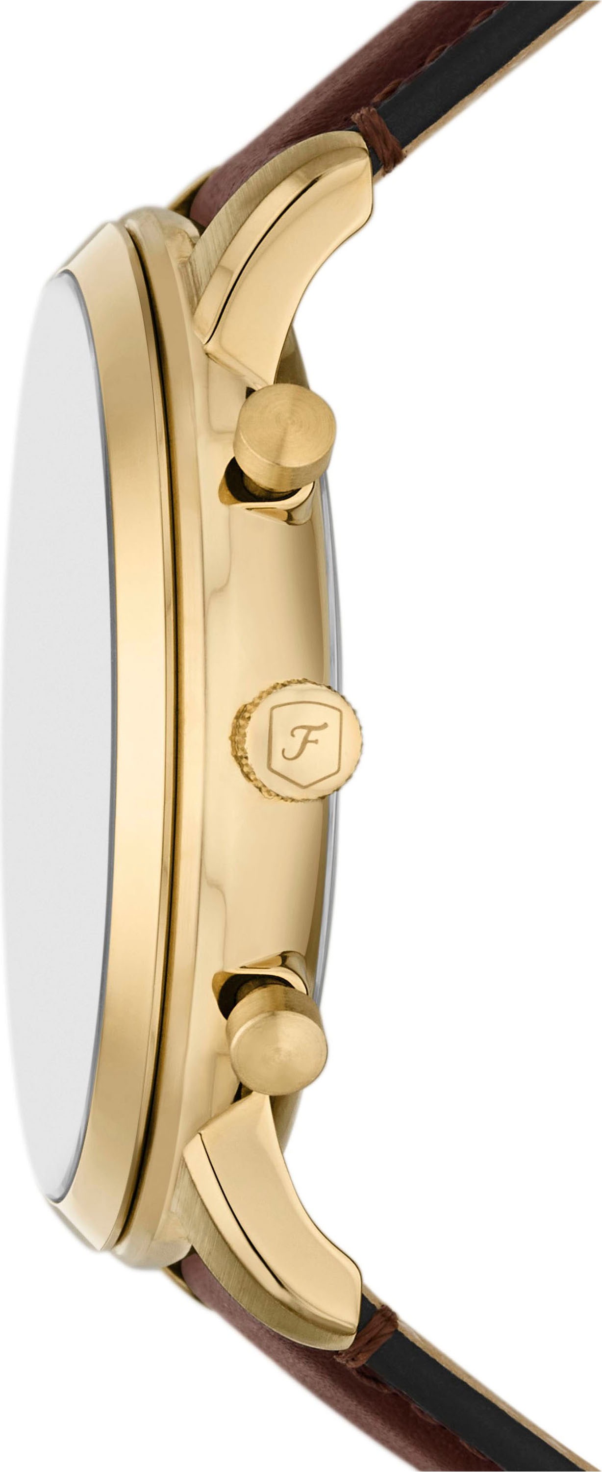 Fossil Chronograph »NEUTRA«, Quarzuhr, Armbanduhr, Herrenuhr, Lederarmband, analog, Datum